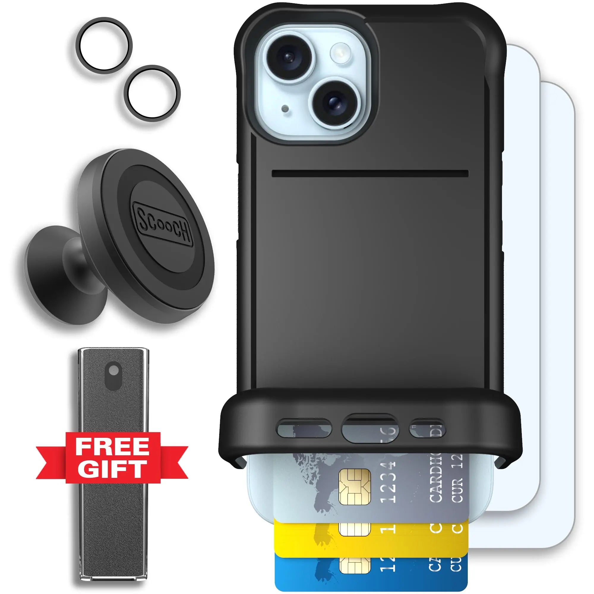 Scooch-Wingmate Defender Bundle for iPhone 15-