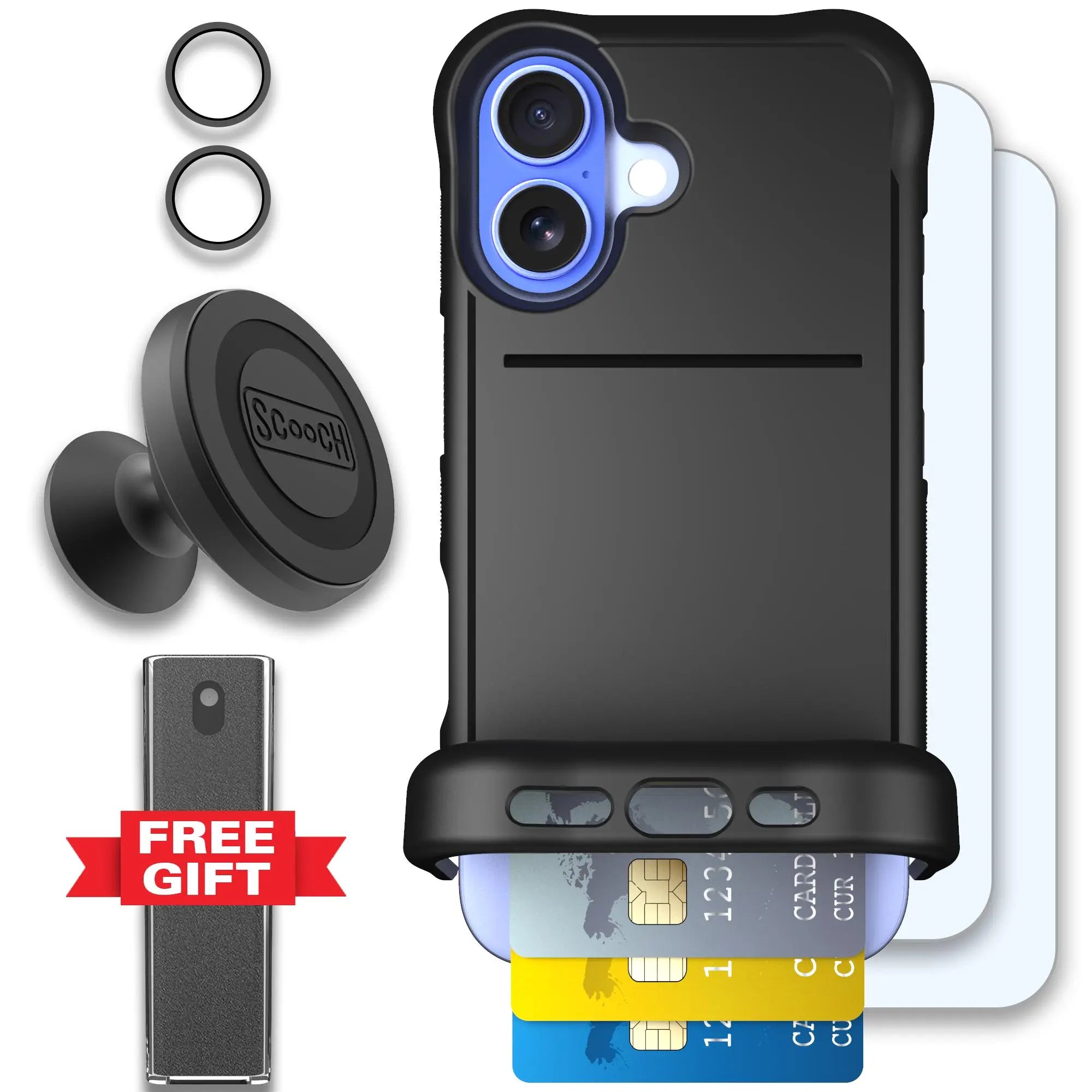 Scooch-Wingmate Defender Bundle for iPhone 16-