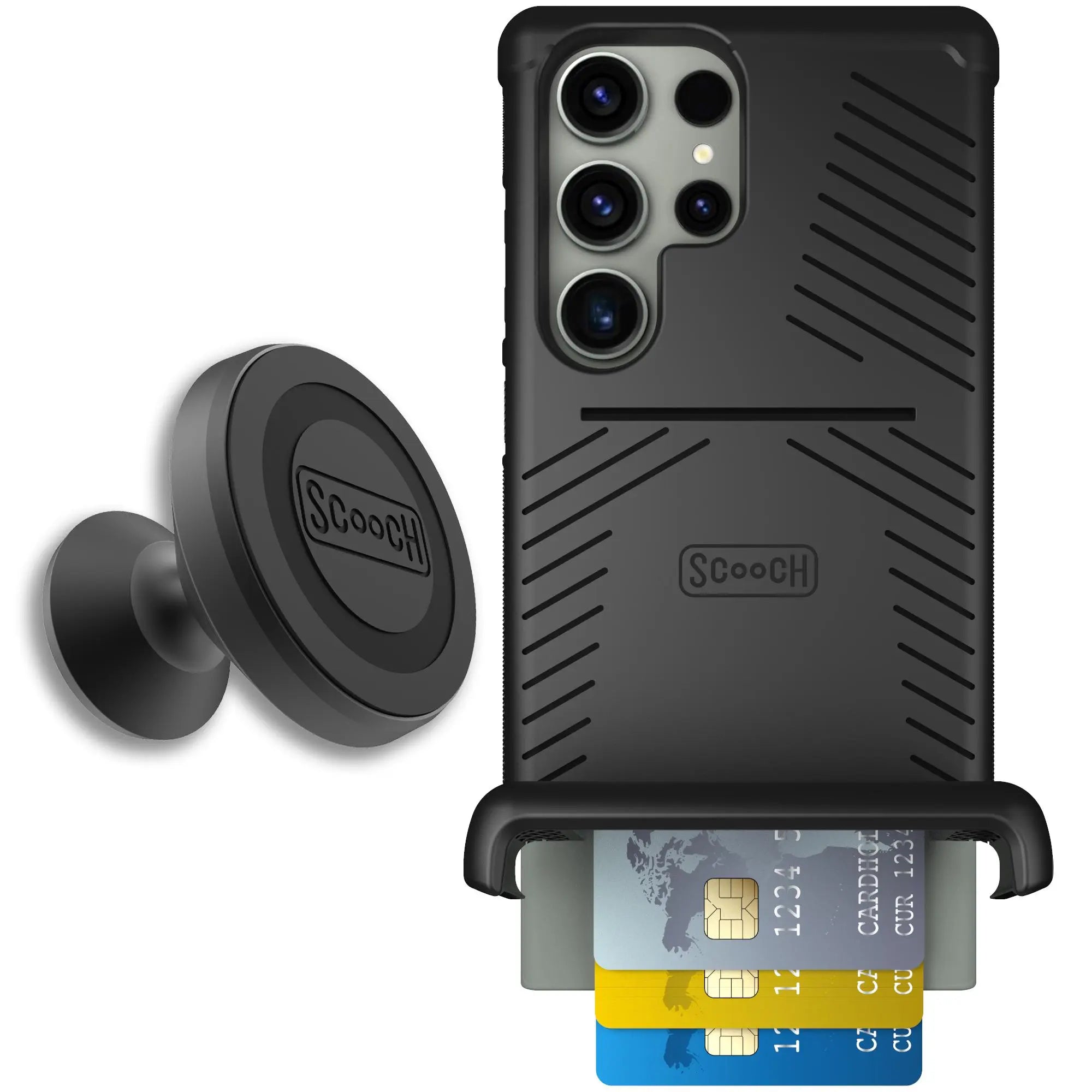 Scooch-Wingmate Starter Bundle for Samsung Galaxy S23 Ultra-Black