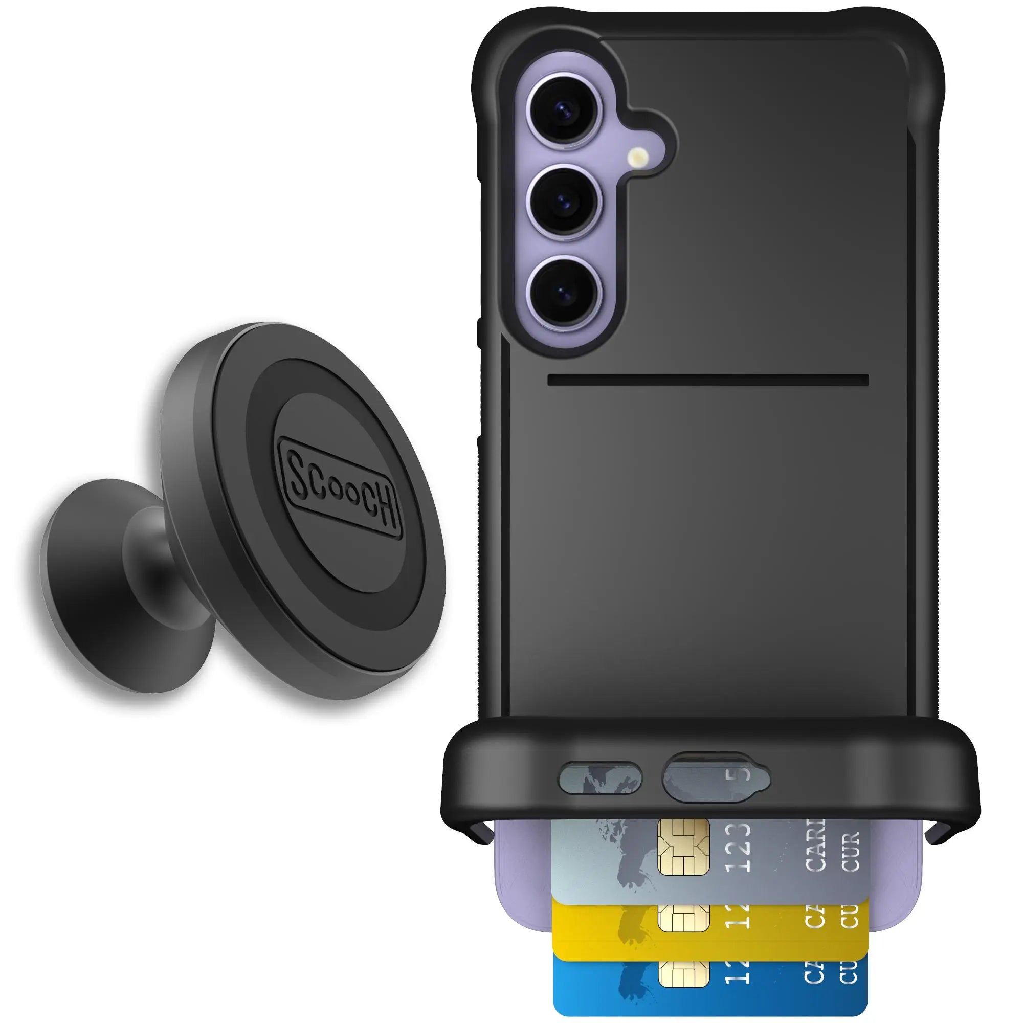 Scooch-Wingmate Starter Bundle for Samsung Galaxy S24+-Black