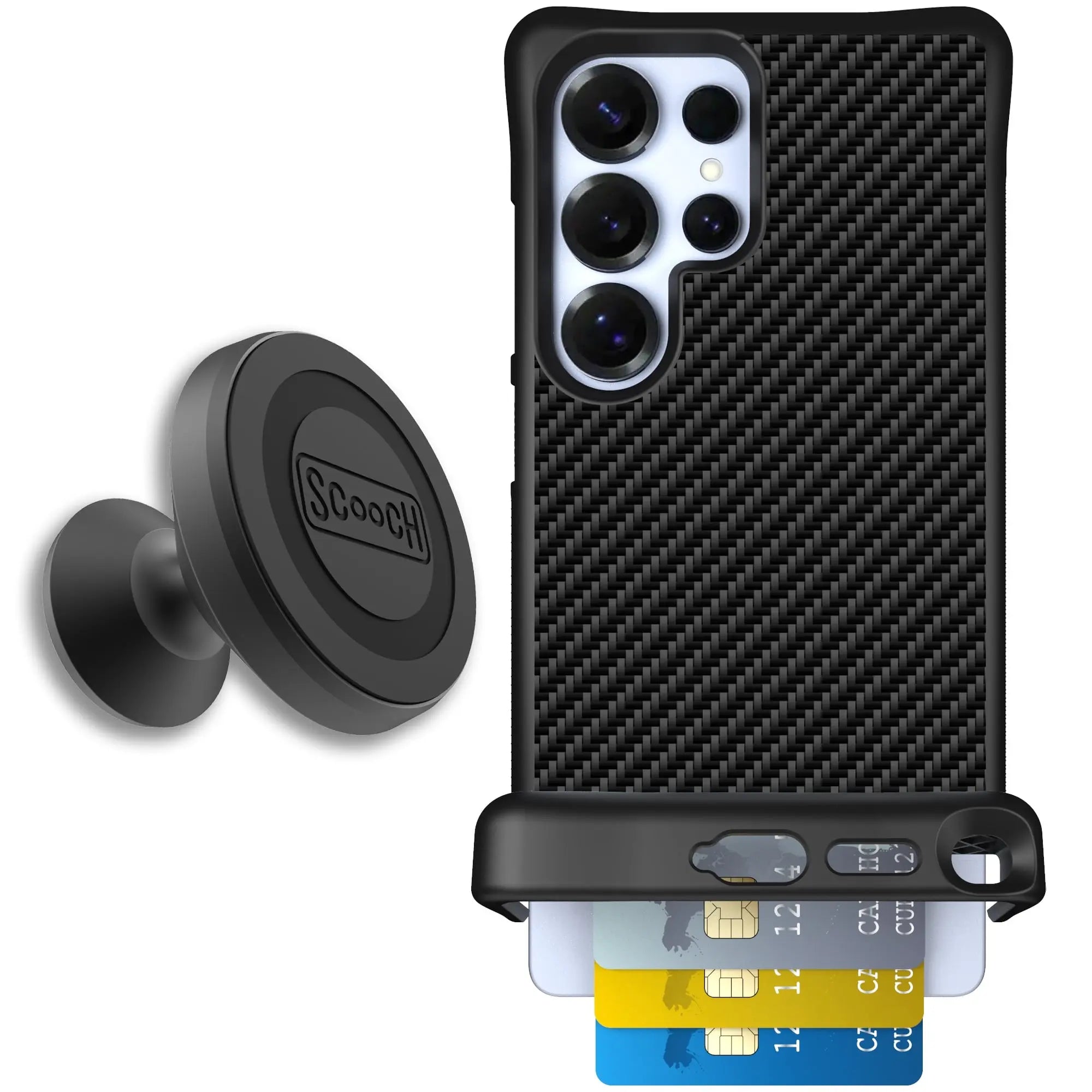 Scooch-Wingmate Starter Bundle for Samsung Galaxy S25 Ultra-Carbon-Fiber