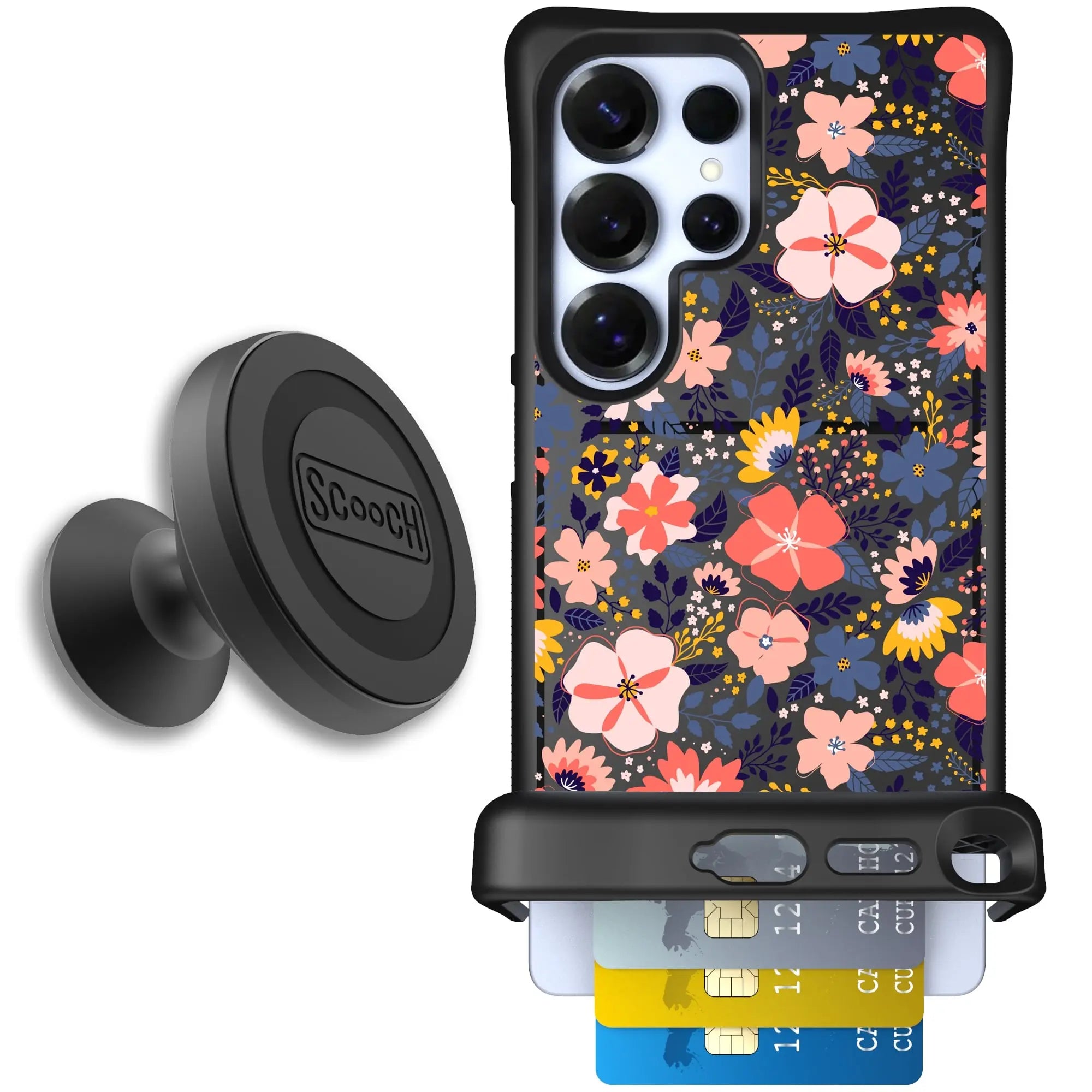 Scooch-Wingmate Starter Bundle for Samsung Galaxy S25 Ultra-Wildflowers