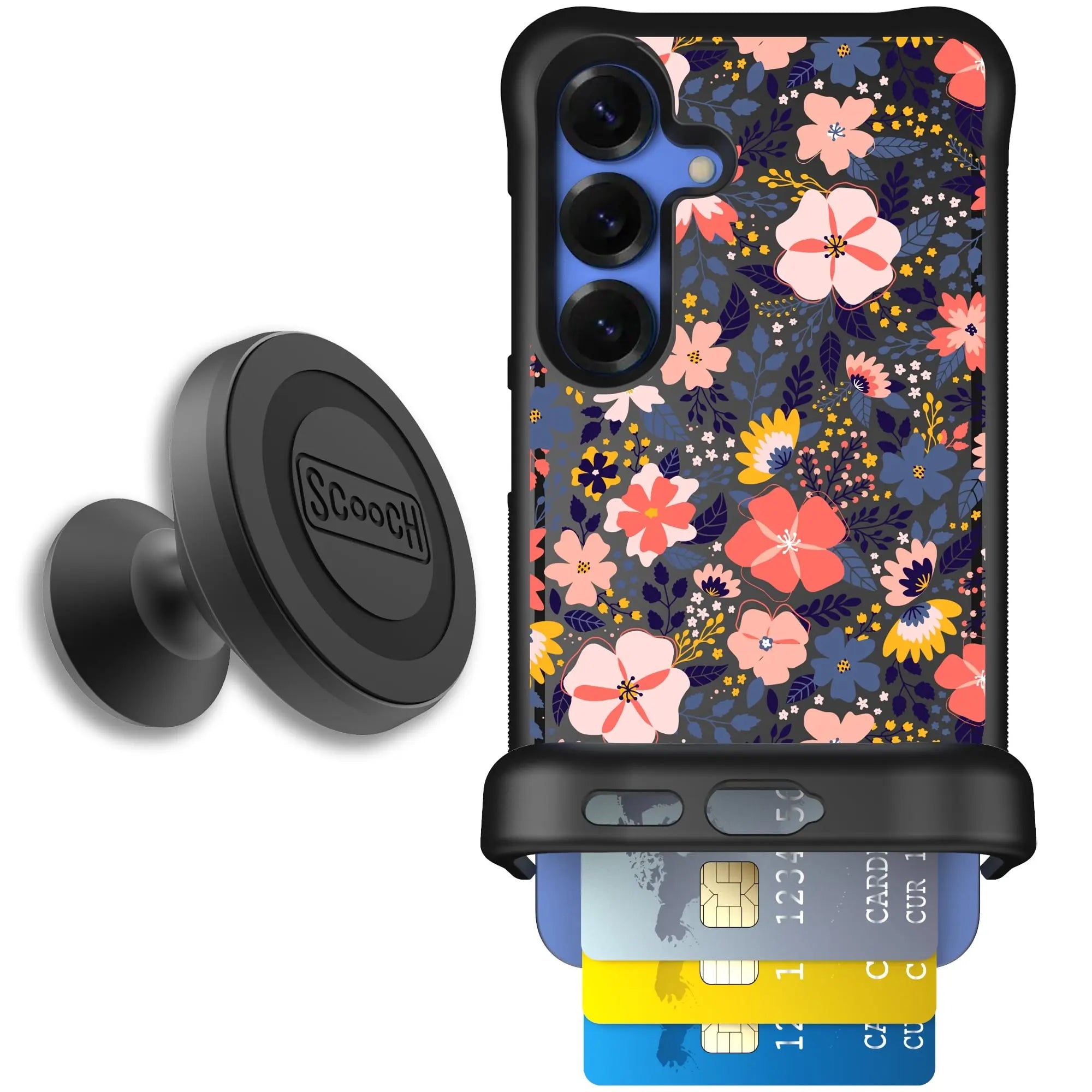 Scooch-Wingmate Starter Bundle for Samsung Galaxy S25-Wildflowers