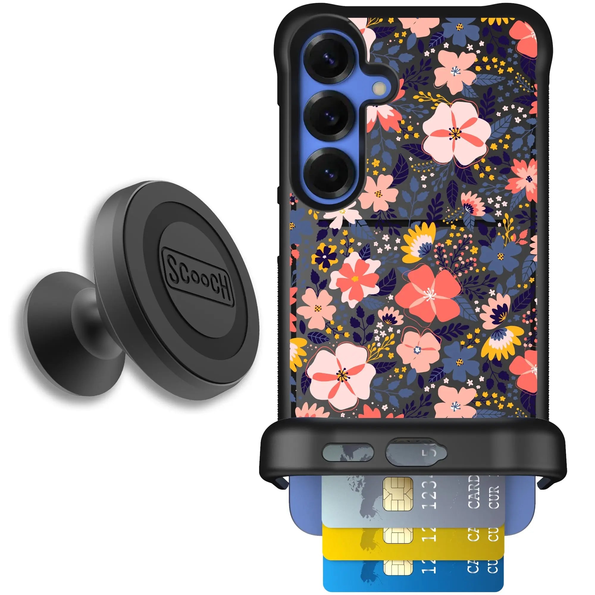 Scooch-Wingmate Starter Bundle for Samsung Galaxy S25+-Wildflowers