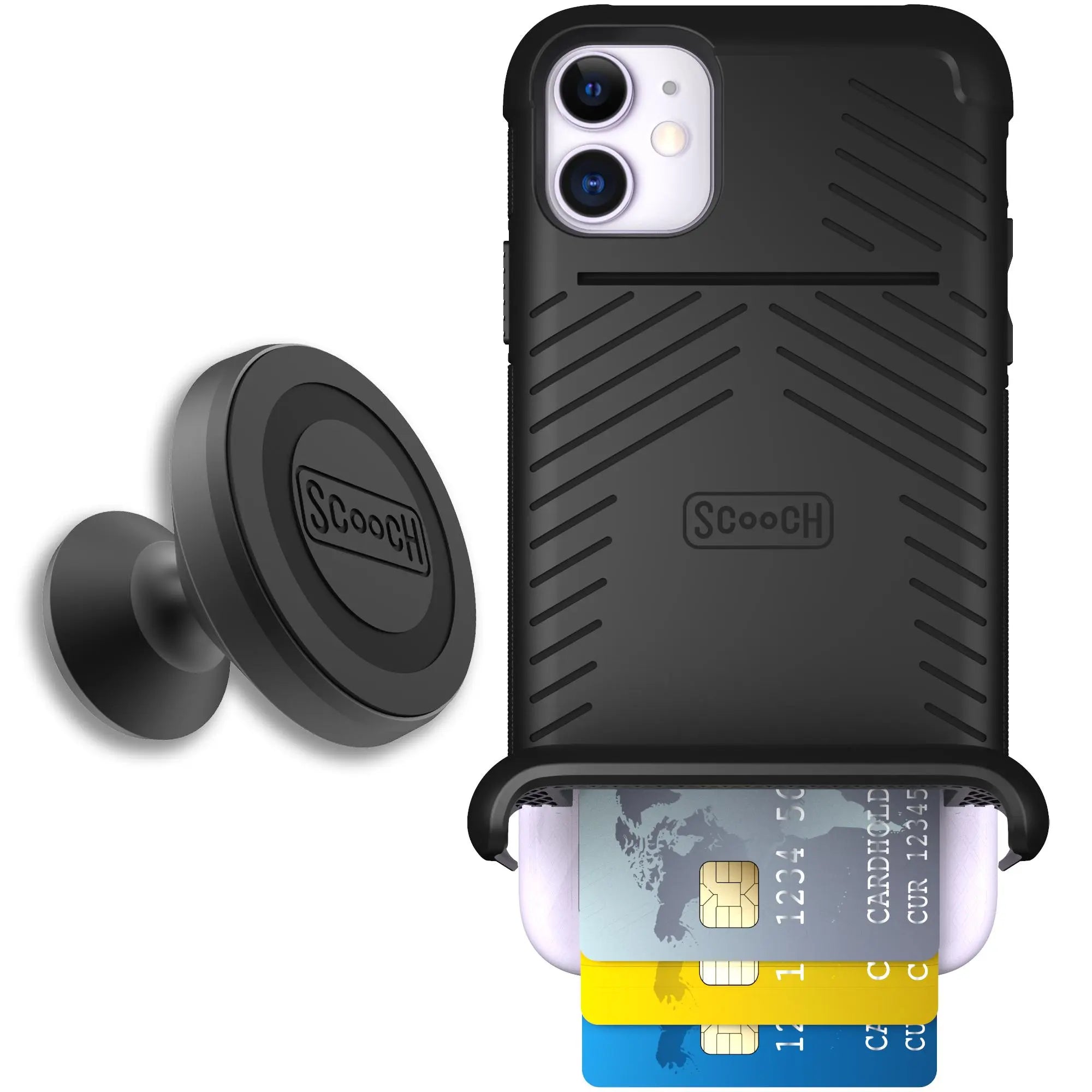 Scooch-Wingmate Starter Bundle for iPhone 11-Black