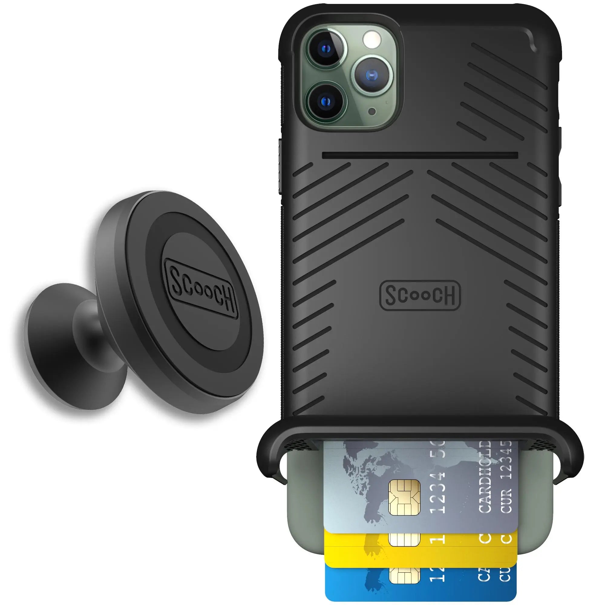 Scooch-Wingmate Starter Bundle for iPhone 11 Pro Max-Black