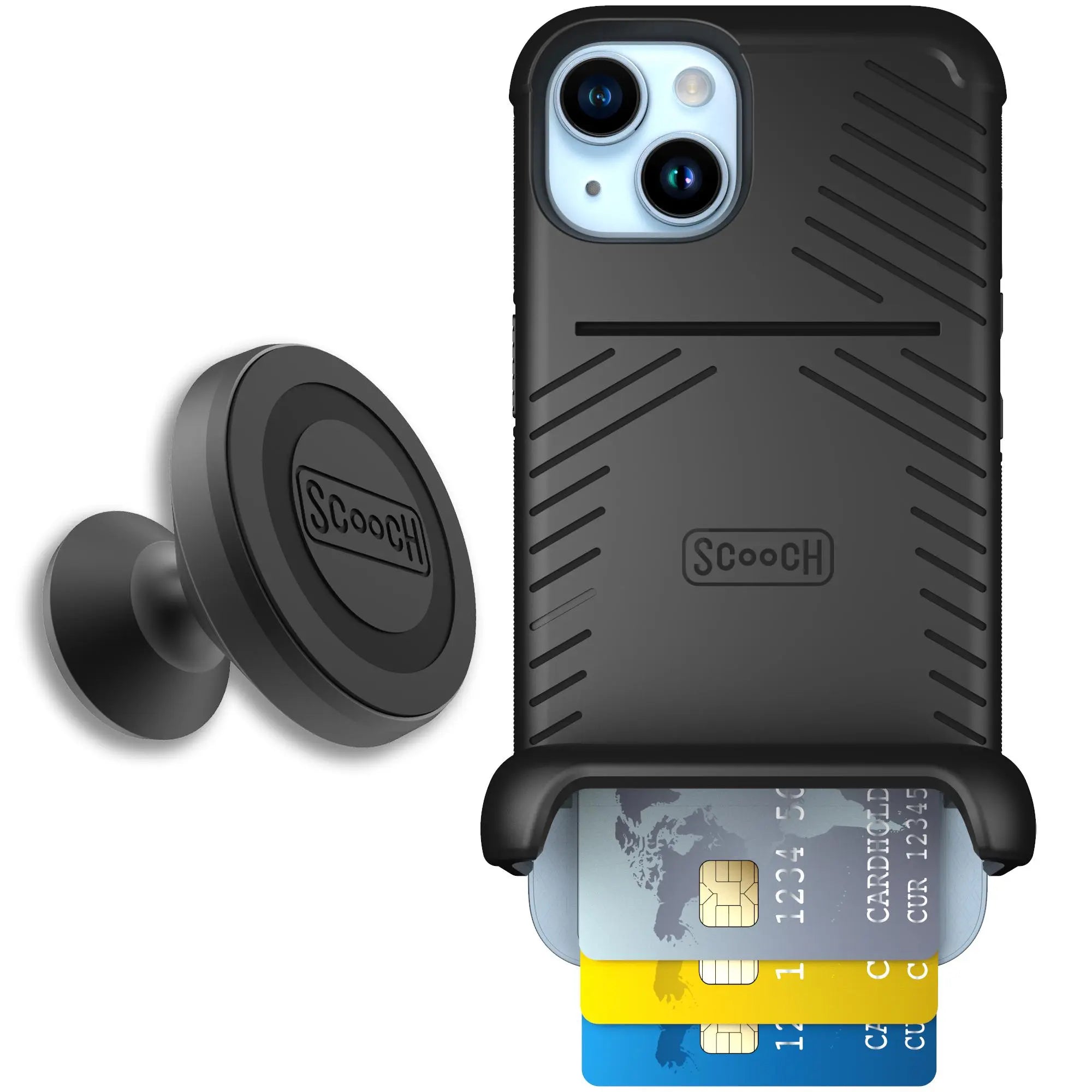 Scooch-Wingmate Starter Bundle for iPhone 14-Black