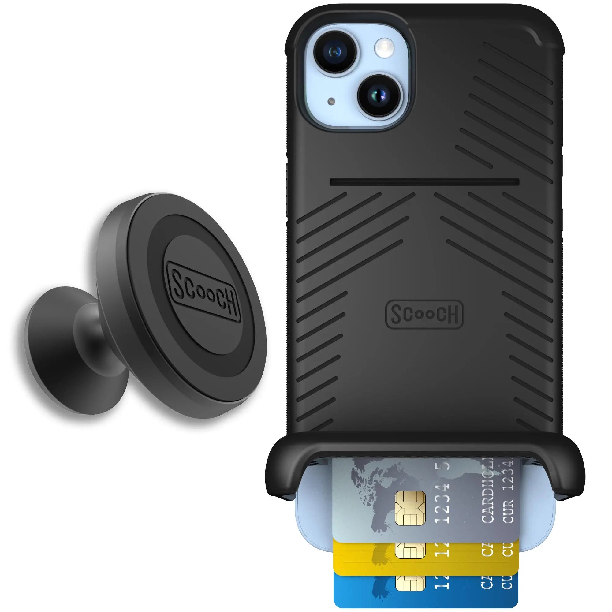 Scooch-Wingmate Starter Bundle for iPhone 14 Plus-Black