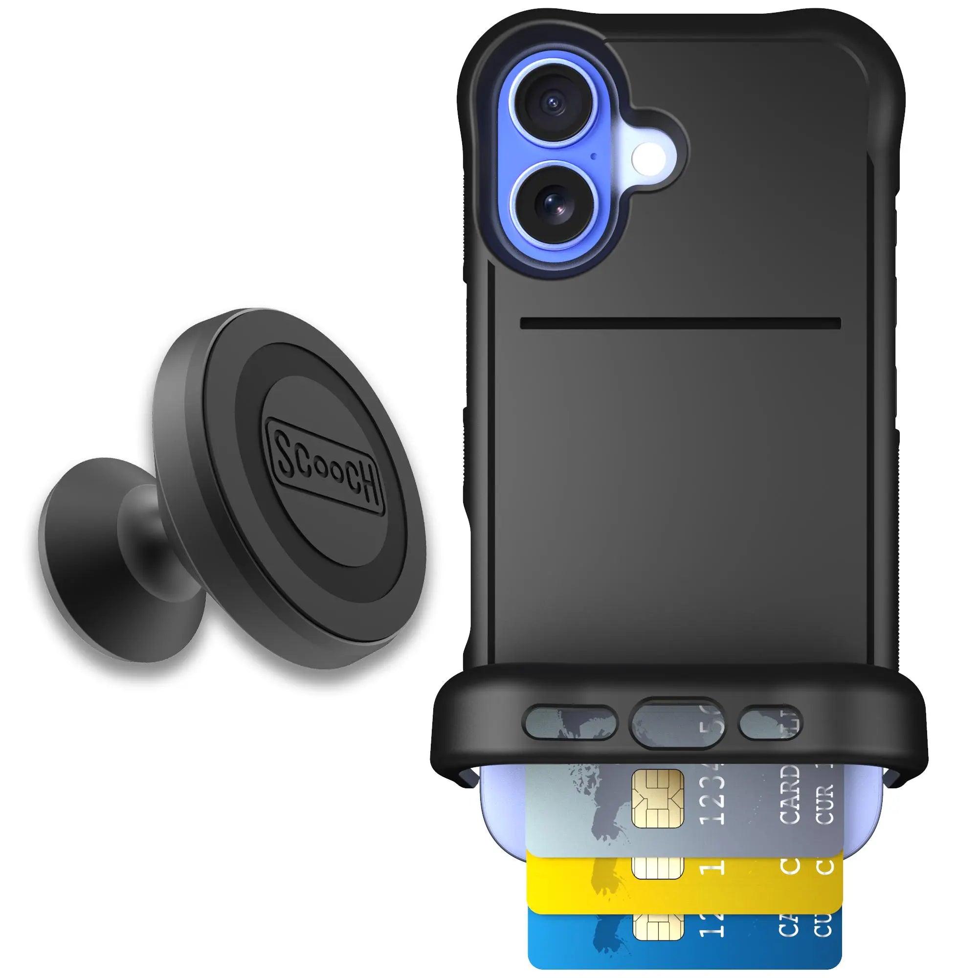 Scooch-Wingmate Starter Bundle for iPhone 16-Black