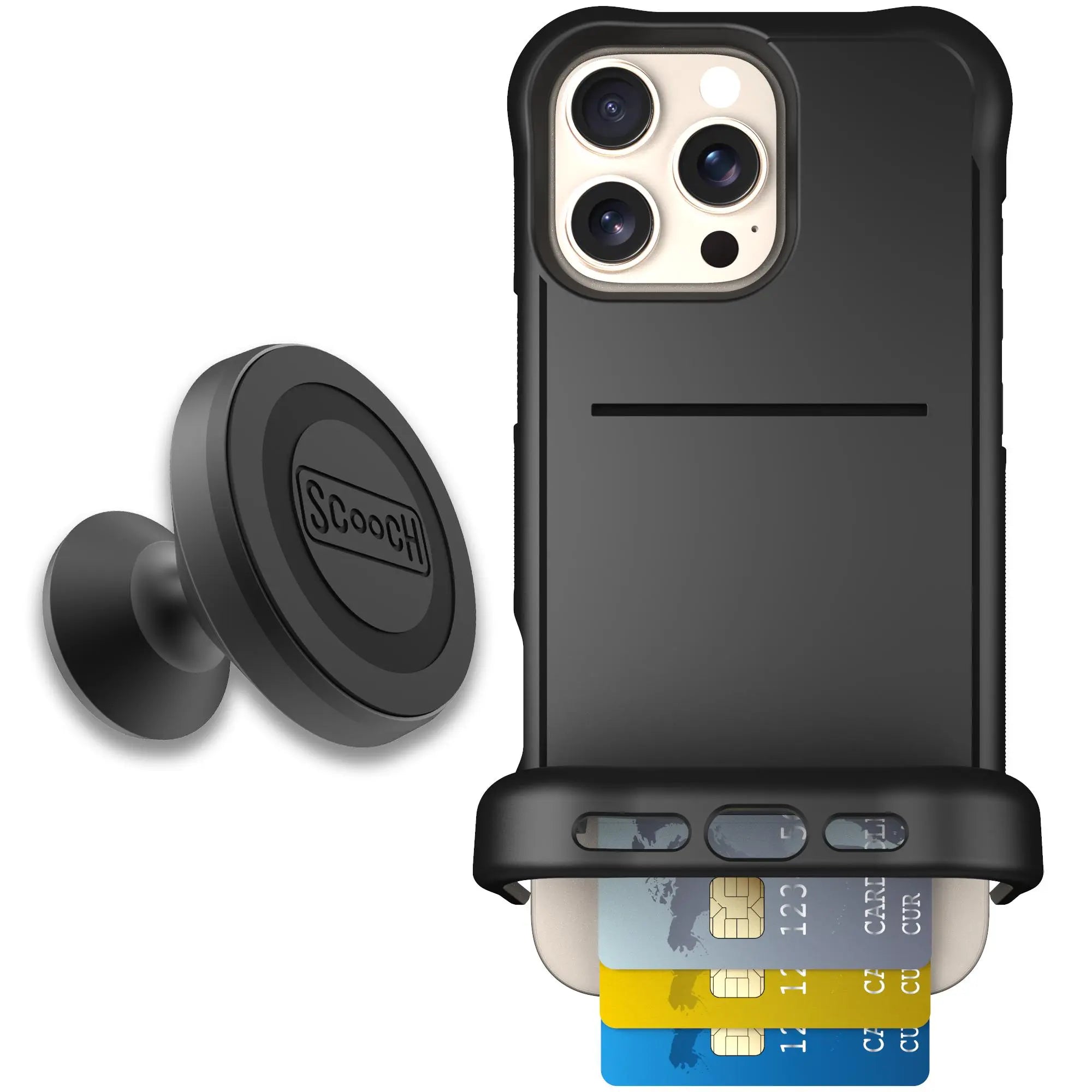 Scooch-Wingmate Starter Bundle for iPhone 16 Pro Max-Black