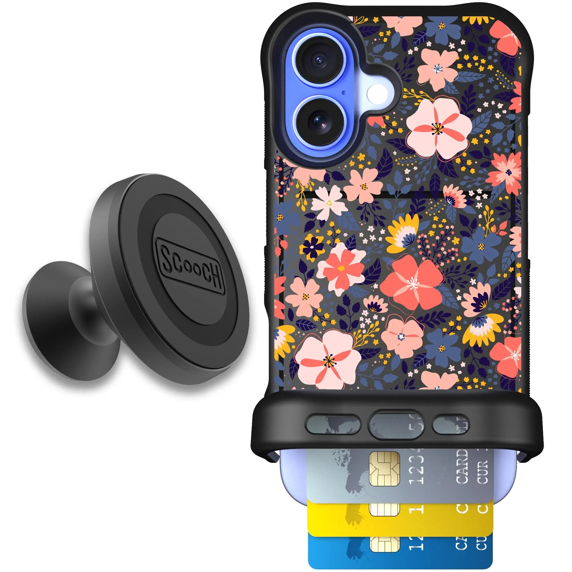 Scooch-Wingmate Starter Bundle for iPhone 16-Wildflowers