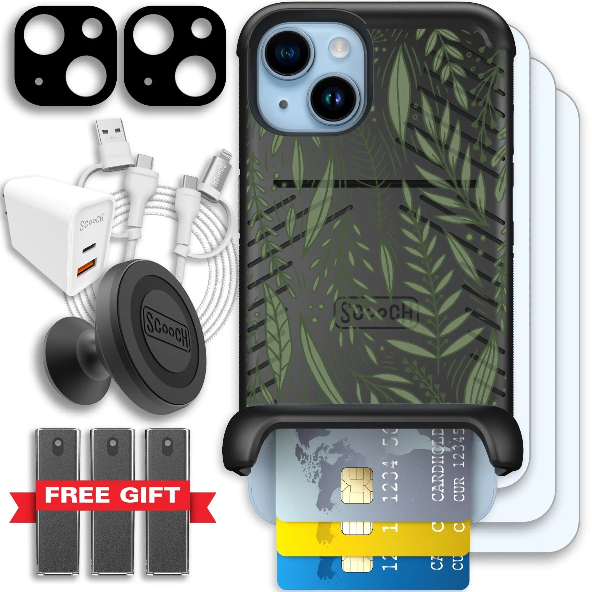 Scooch-Wingmate Ultimate Bundle for iPhone 14-Willow-Garden