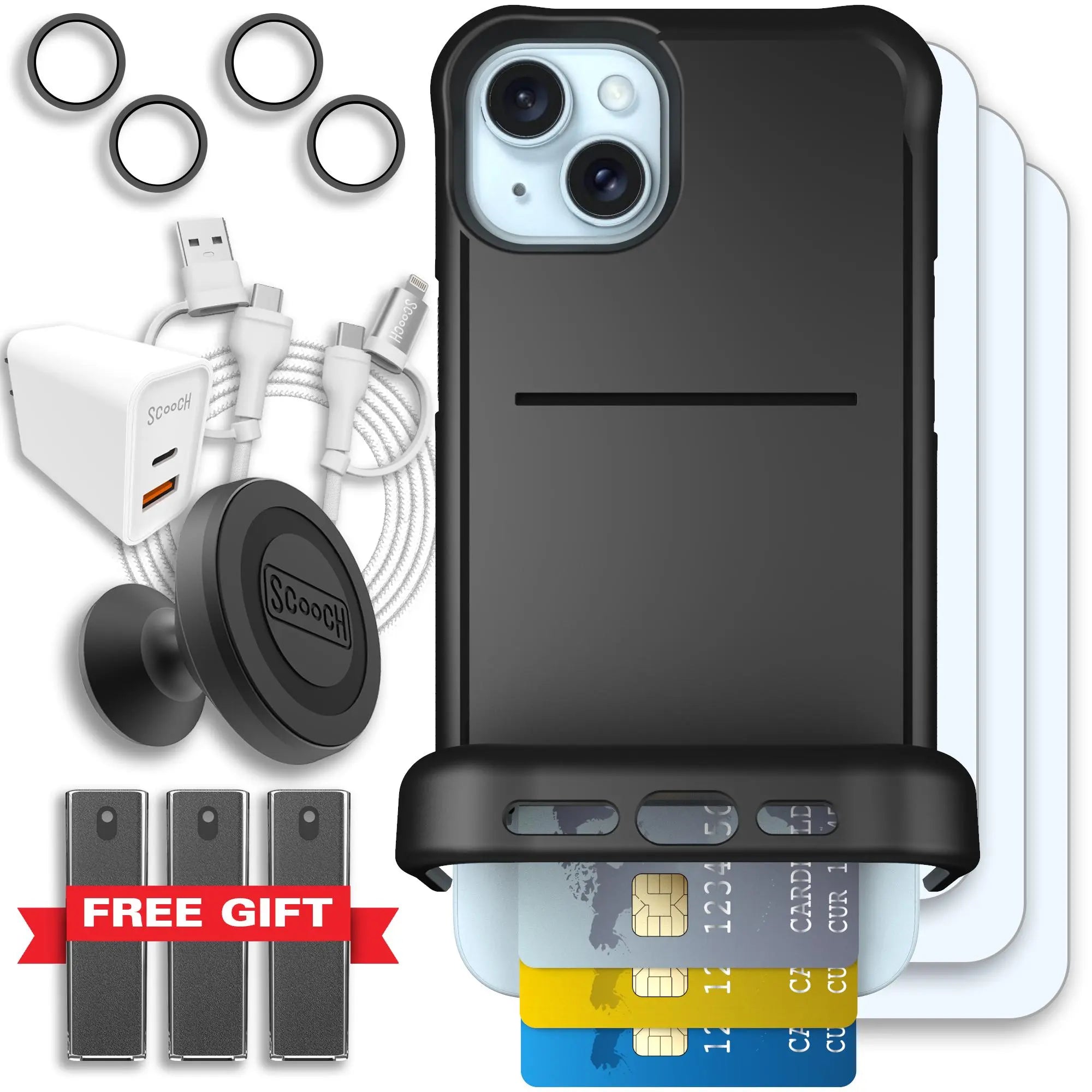 Scooch-Wingmate Ultimate Bundle for iPhone 15 Plus-