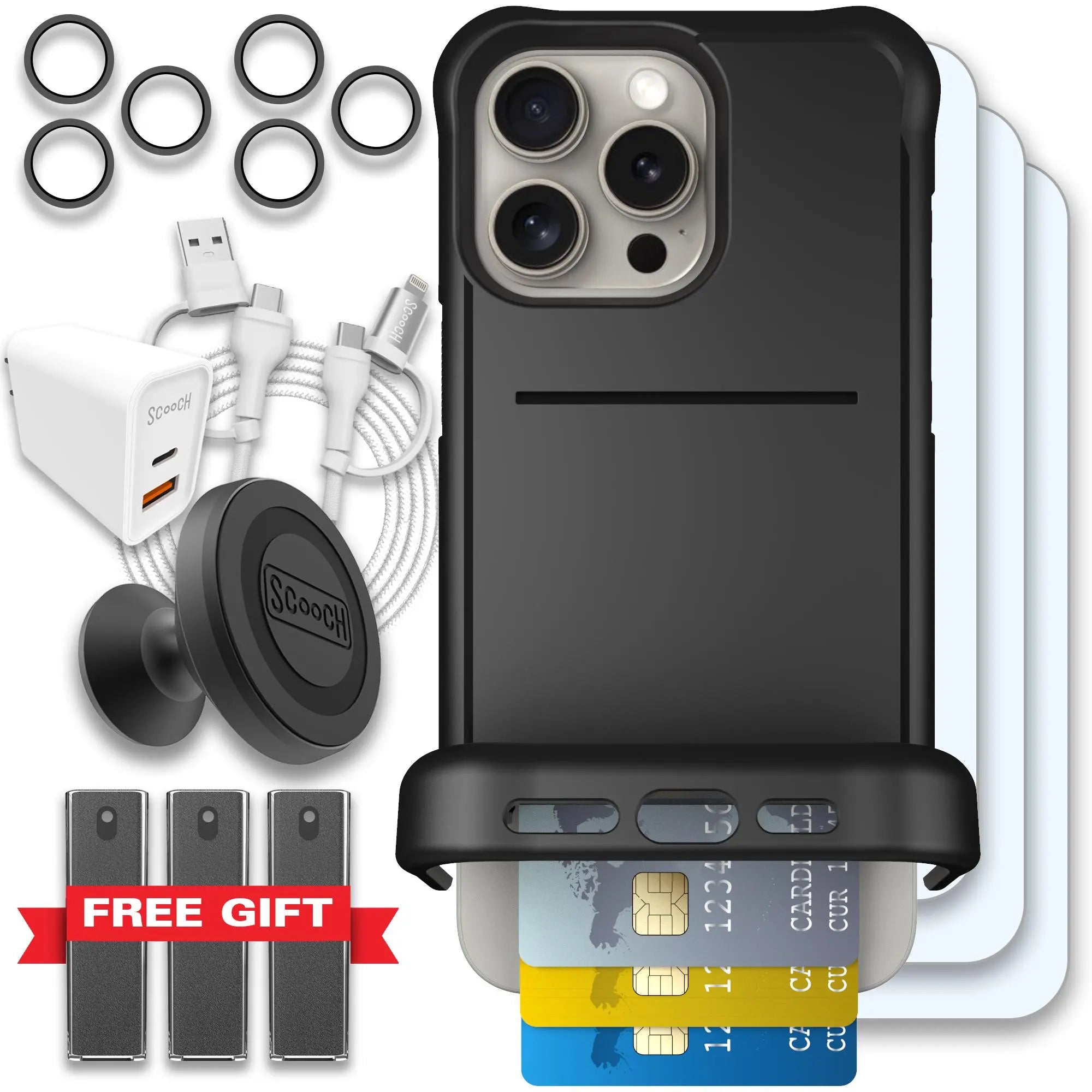 Scooch-Wingmate Ultimate Bundle for iPhone 15 Pro Max-