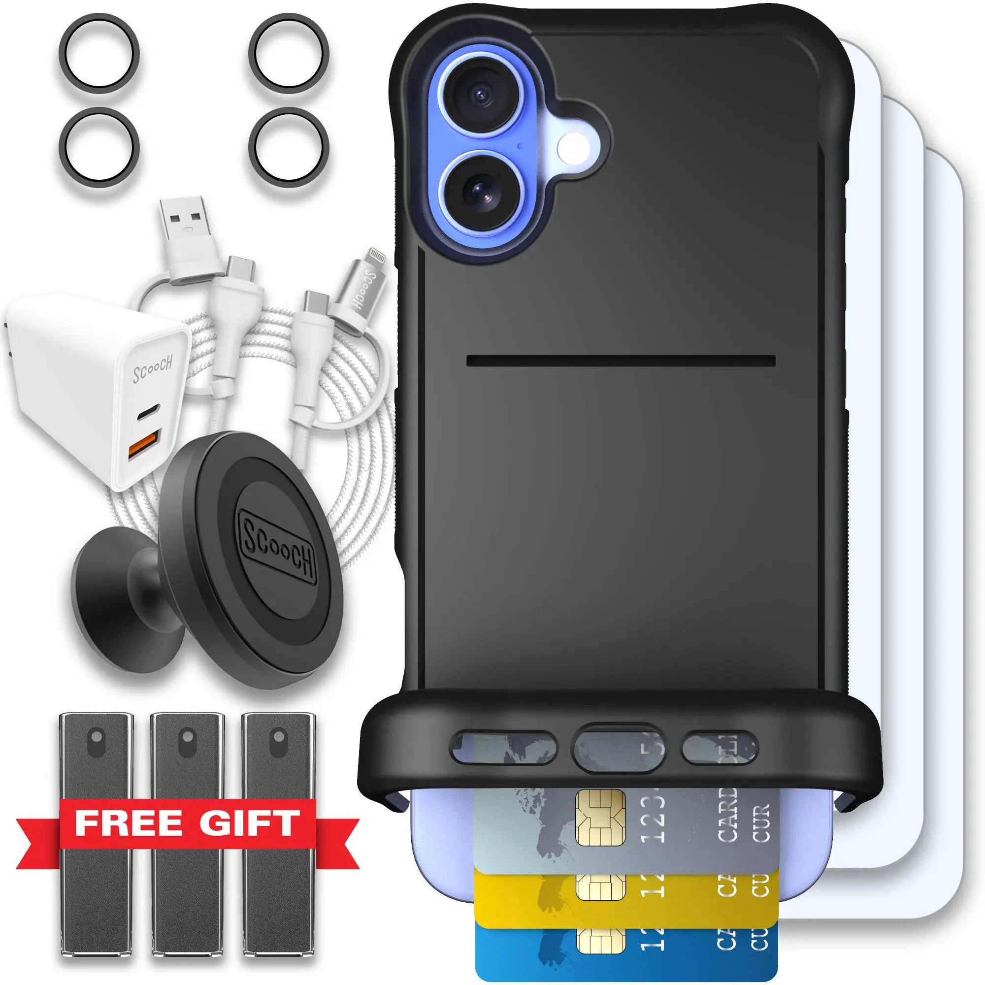 Scooch-Wingmate Ultimate Bundle for iPhone 16 Plus-