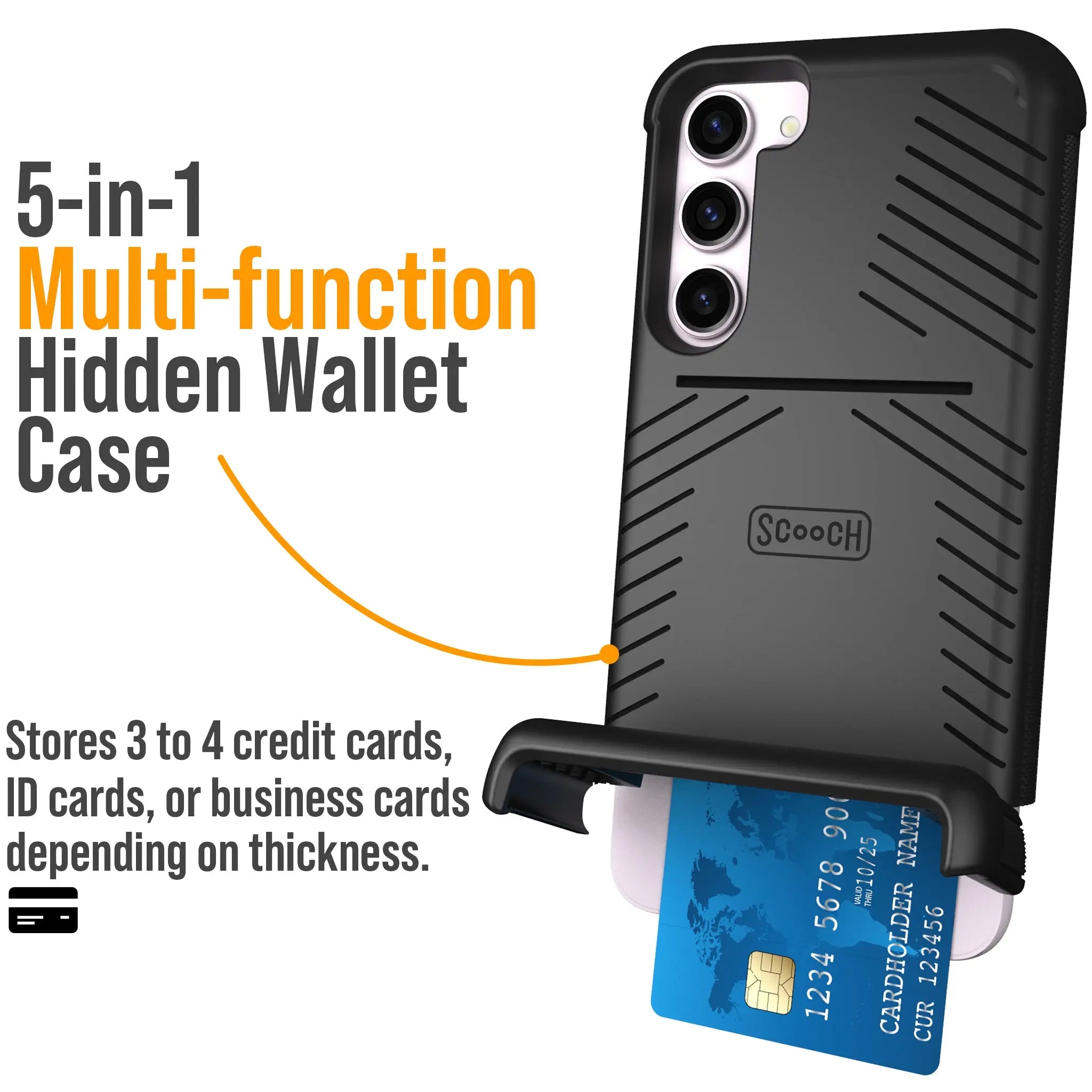 Samsung Galaxy S23 Plus Wallet Case with Credit Card Holder