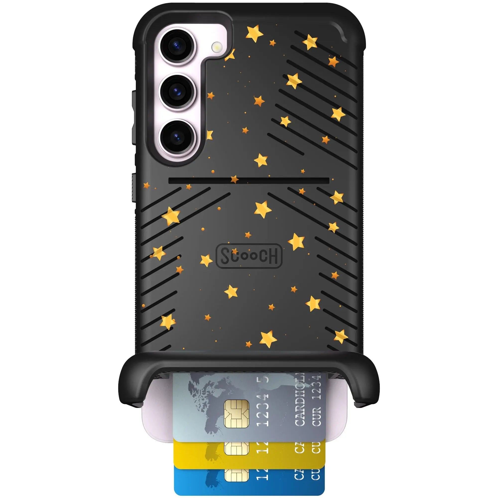 Scooch-Wingmate for Samsung Galaxy S23+-Gold-Stars