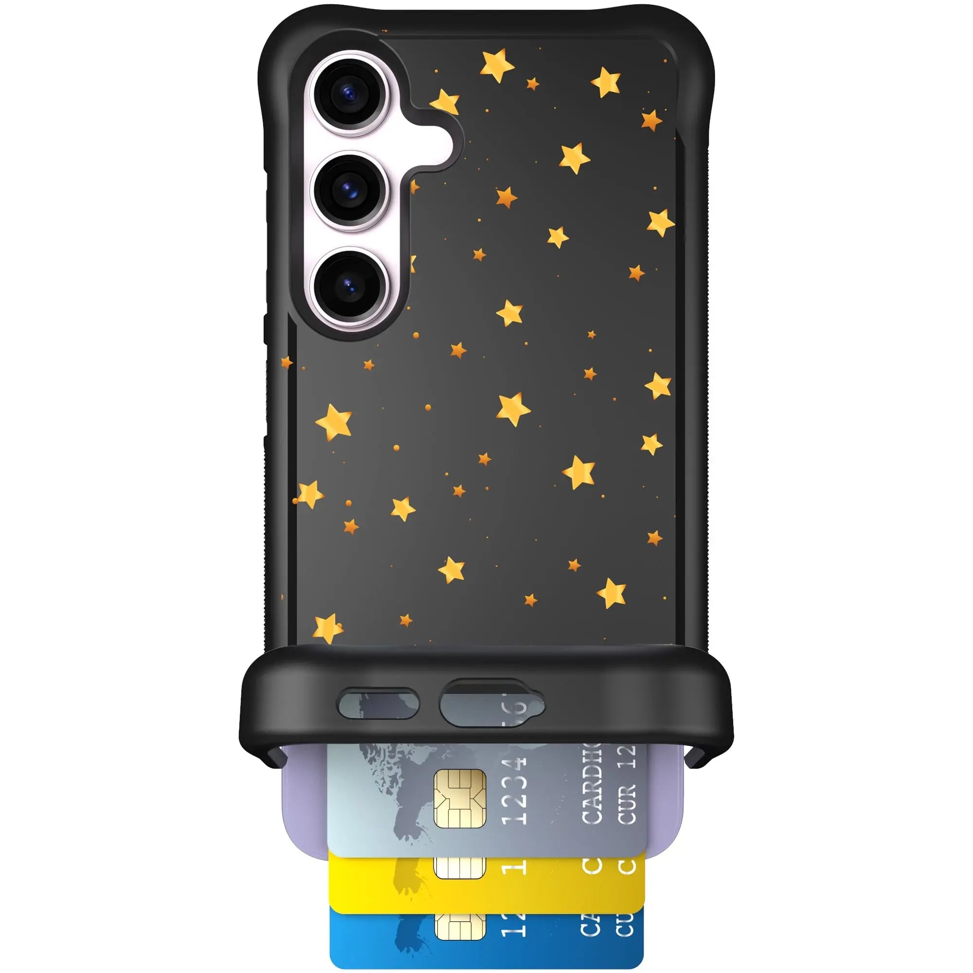 Scooch-Wingmate for Samsung Galaxy S24-Gold-Stars