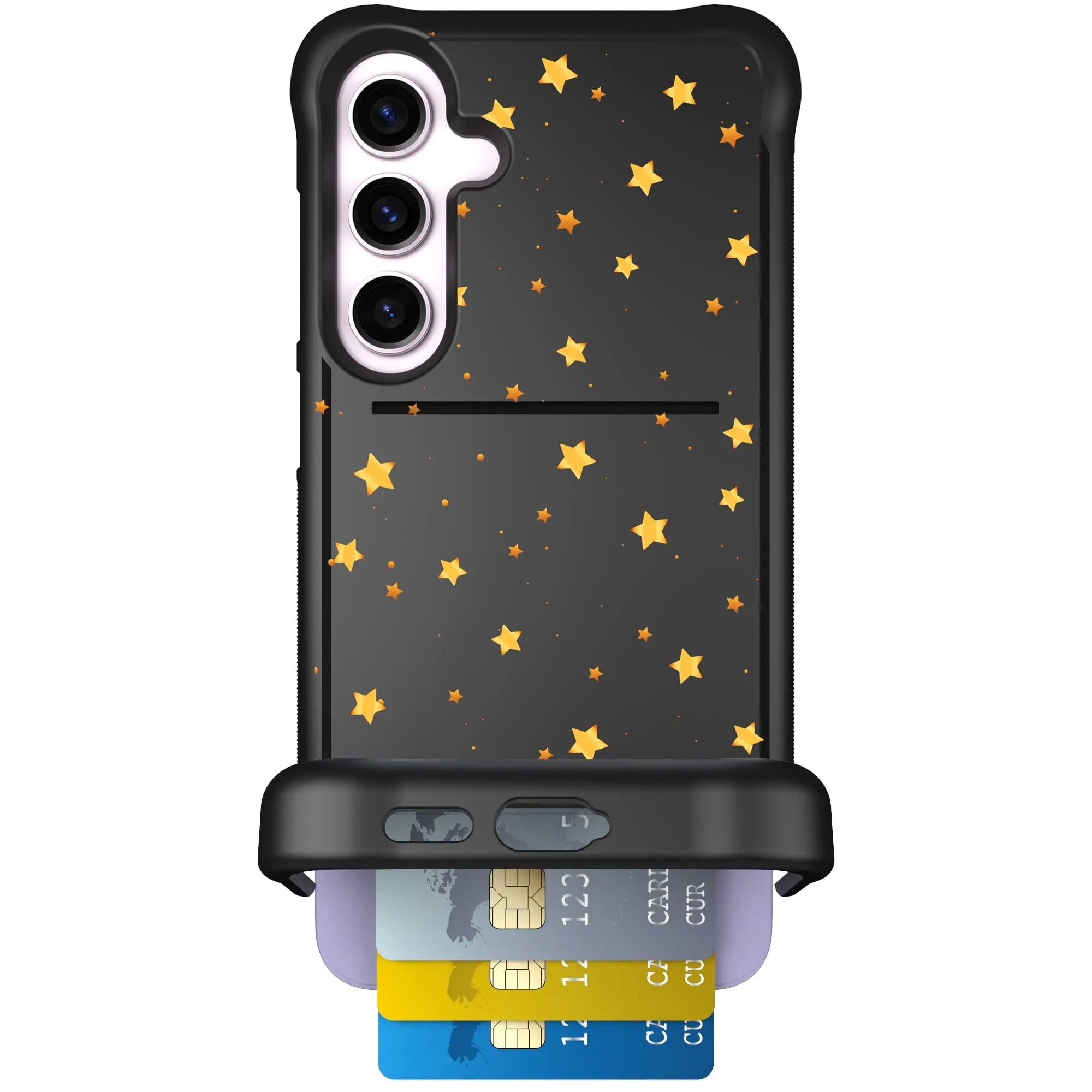 Scooch-Wingmate for Samsung Galaxy S24+-Gold-Stars