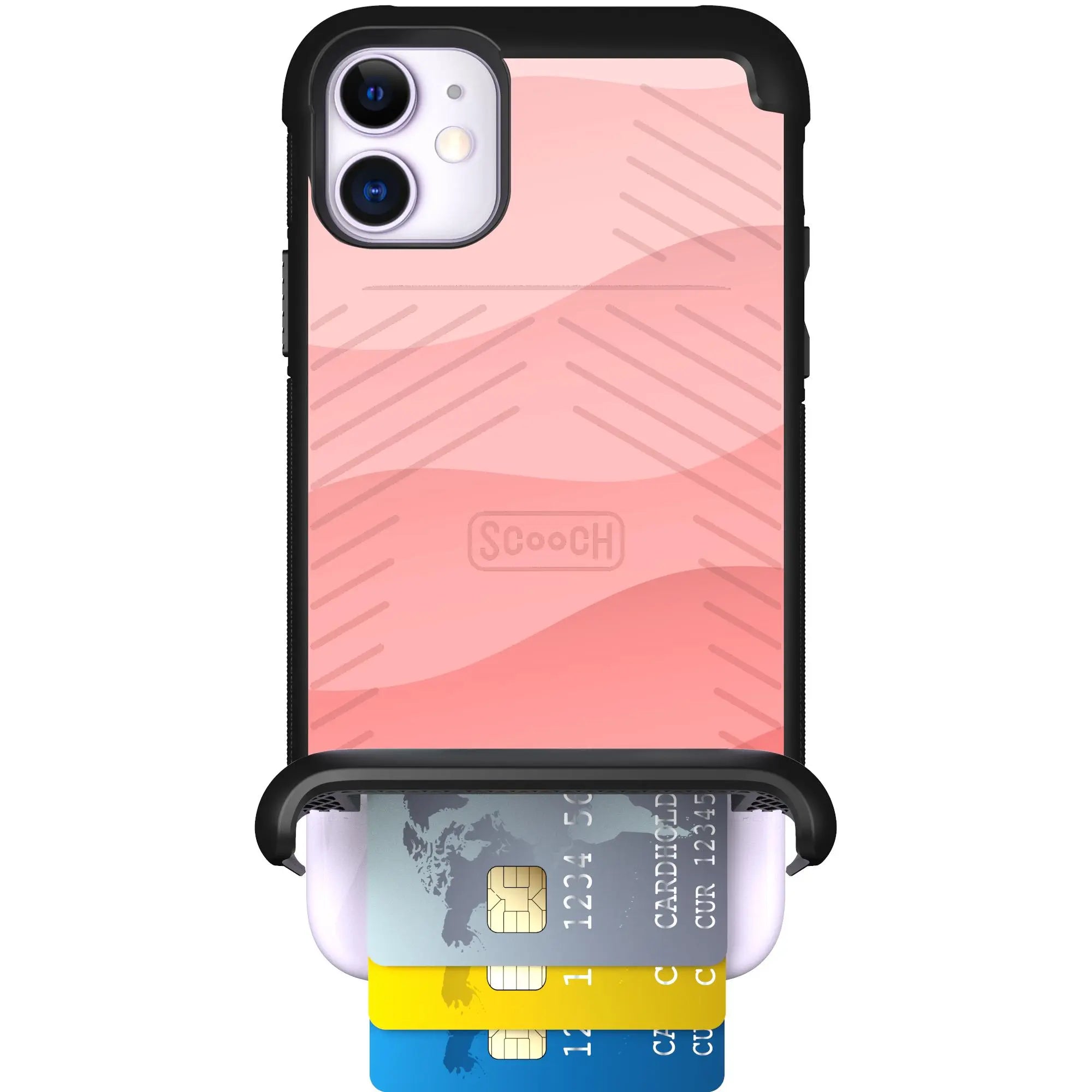 Scooch-Wingmate for iPhone 11-Pink-Waves