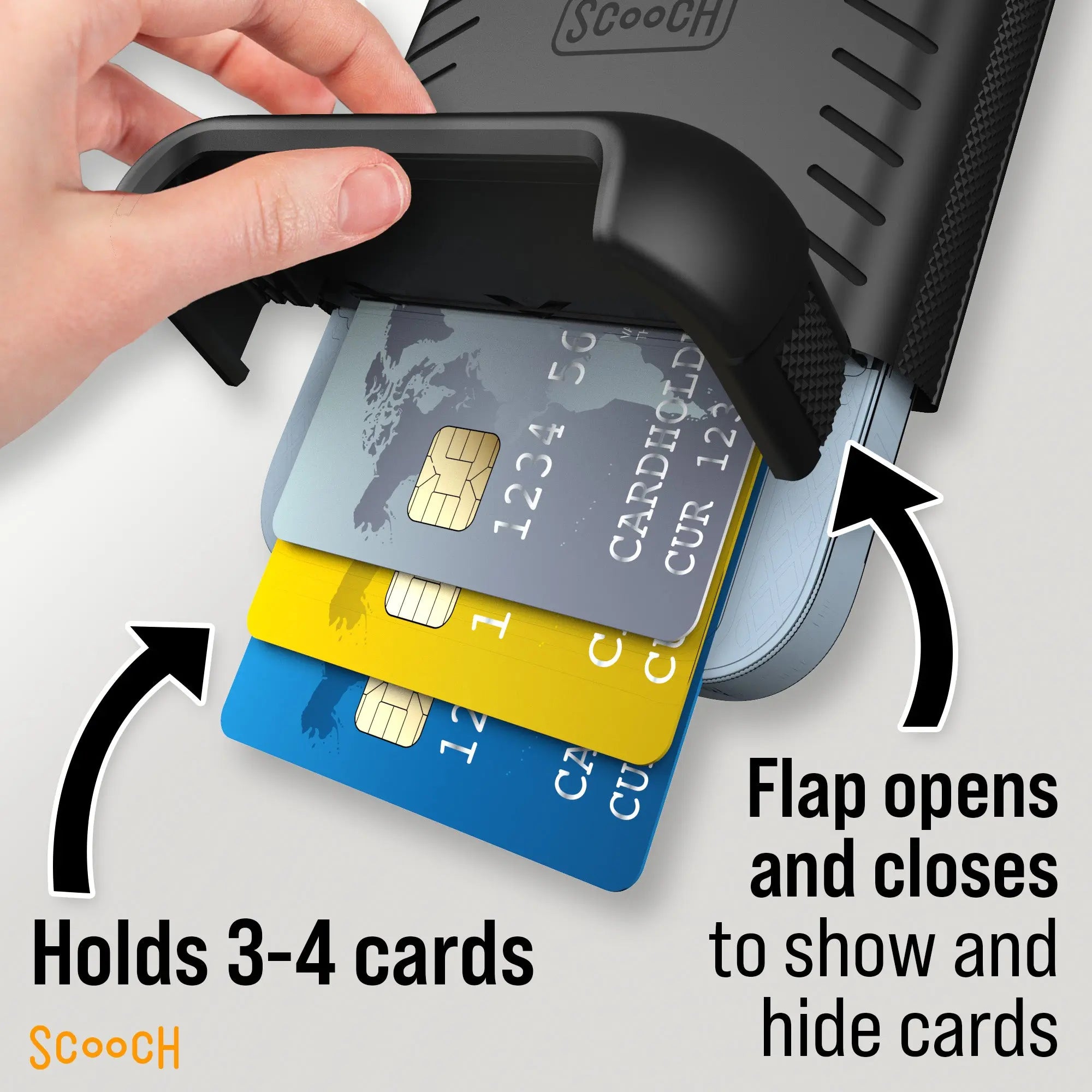 Wallet Case with Hidden Credit Card Holder for iPhone 12 Pro Max