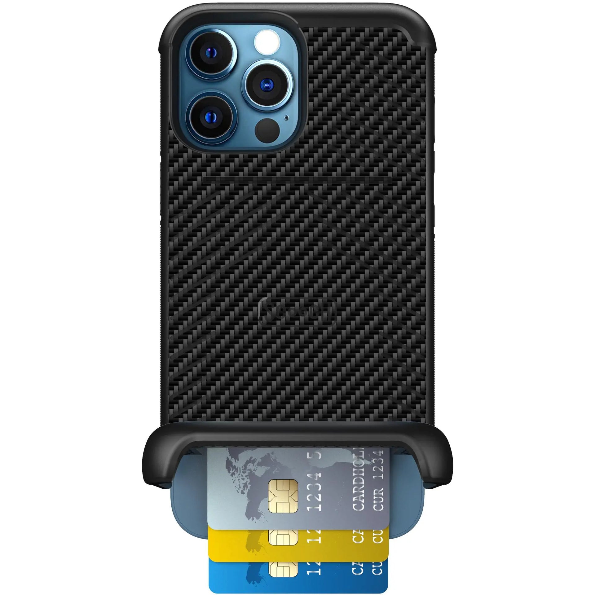 Wallet Case with Hidden Credit Card Holder for iPhone 12 Pro Max