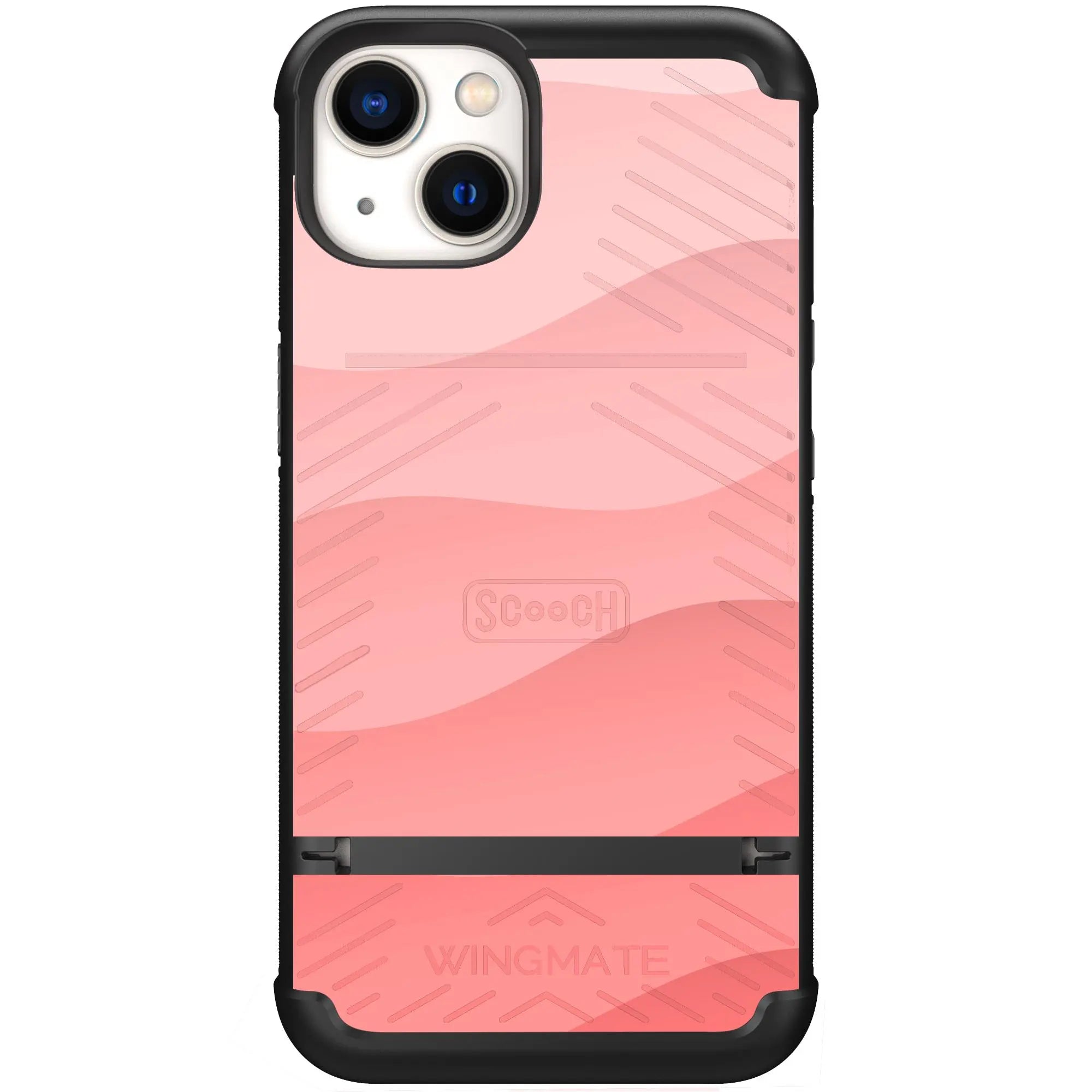 Scooch-Wingmate for iPhone 13-Pink-Waves