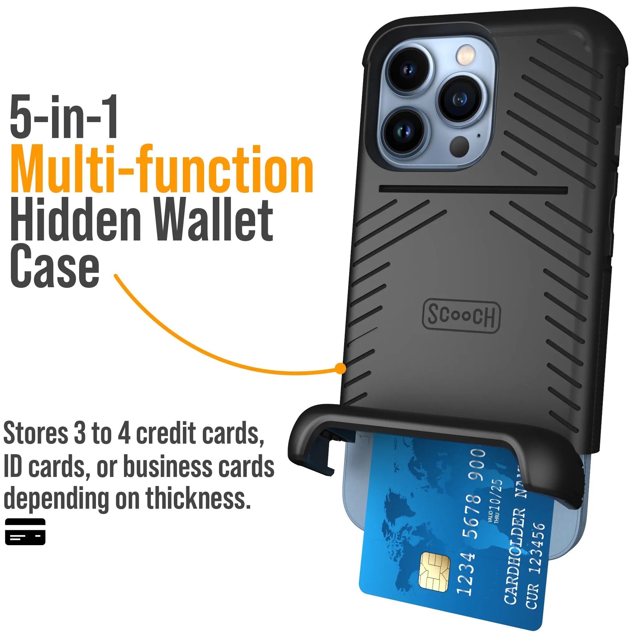 iPhone 13 Pro Wallet Case with Credit Card Holder Wingmate