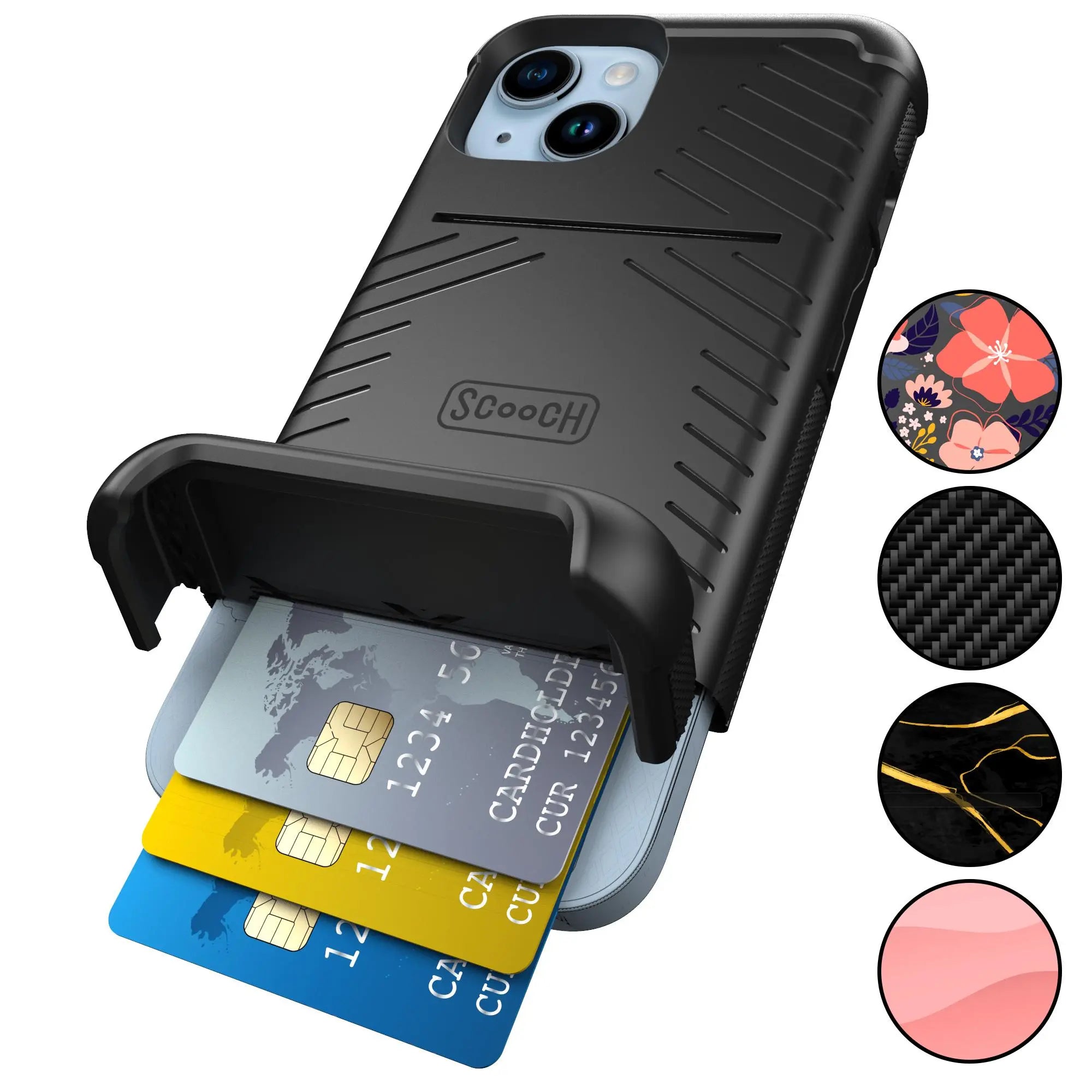 Wallet Case with Hidden Credit Card Holder for iPhone 14 Wingmate