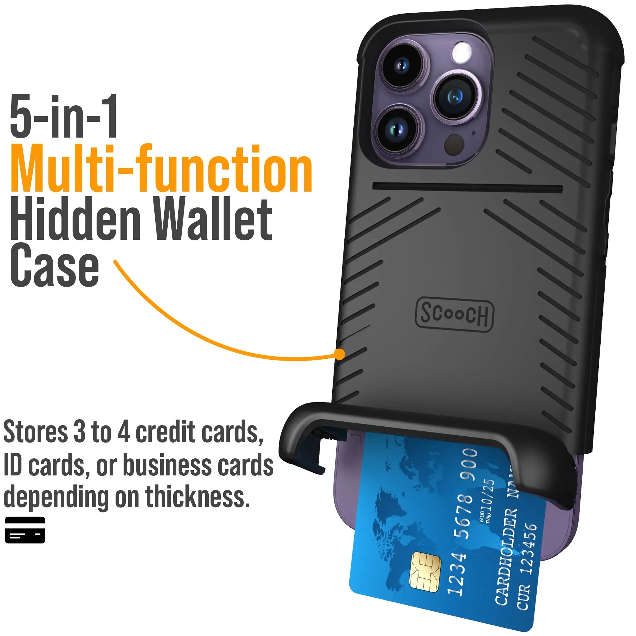 iPhone 14 Pro Wallet Case with Credit Card Holder - Wingmate