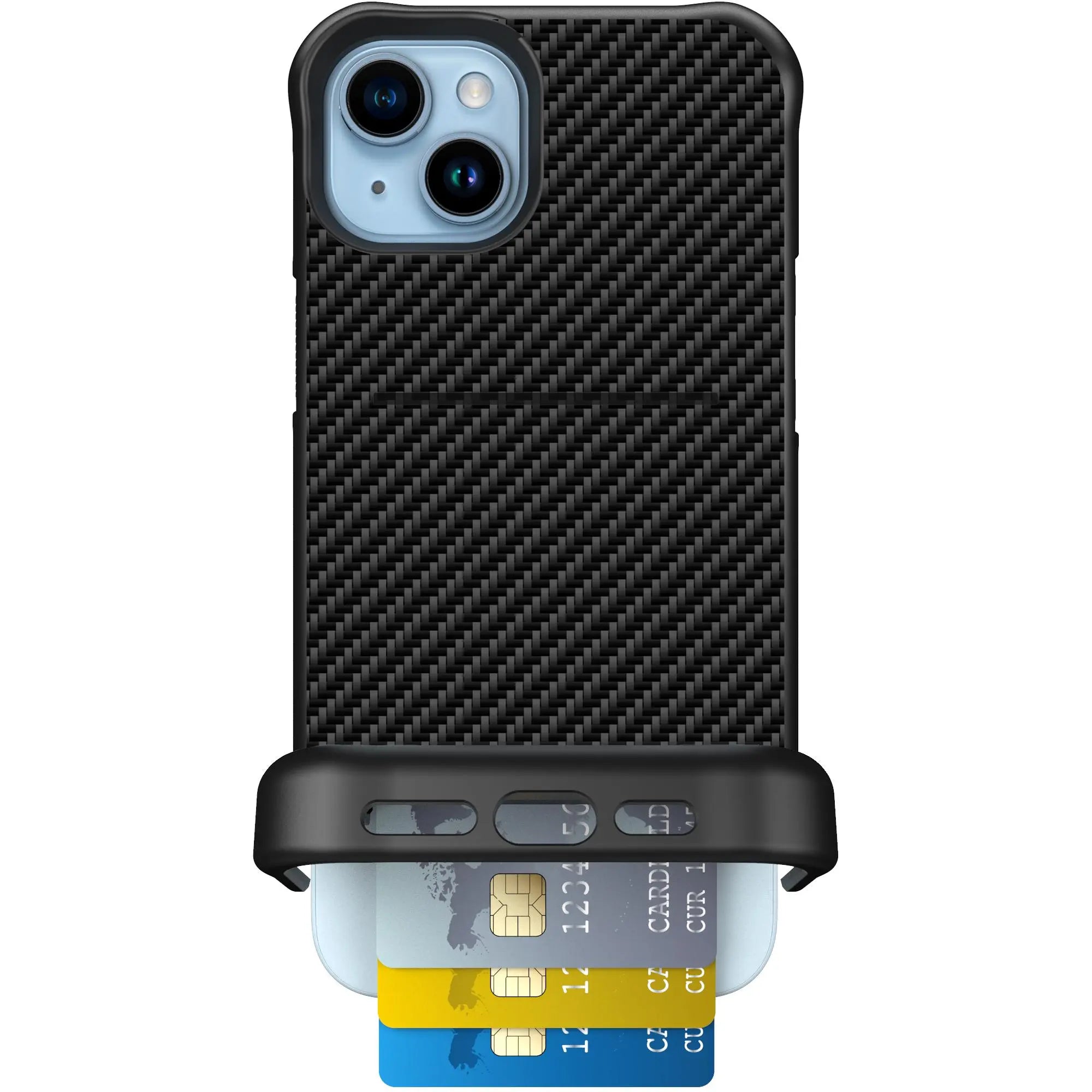 Scooch-Wingmate for iPhone 15 Plus-Carbon-Fiber