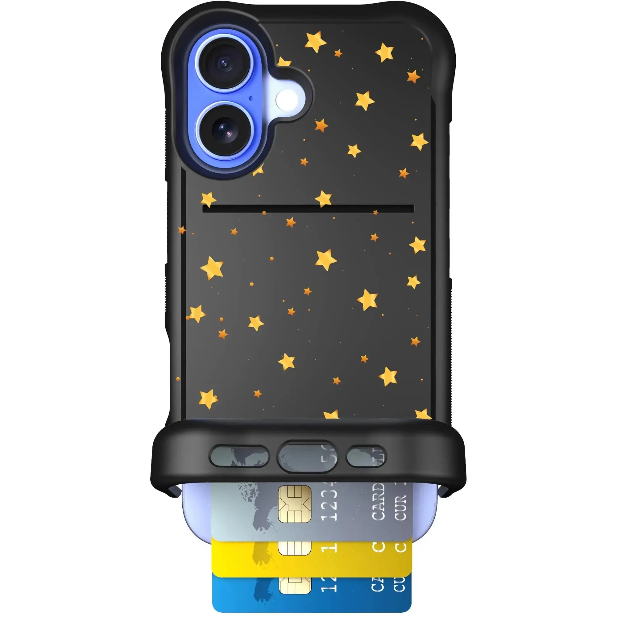 Scooch-Wingmate for iPhone 16-Gold-Stars