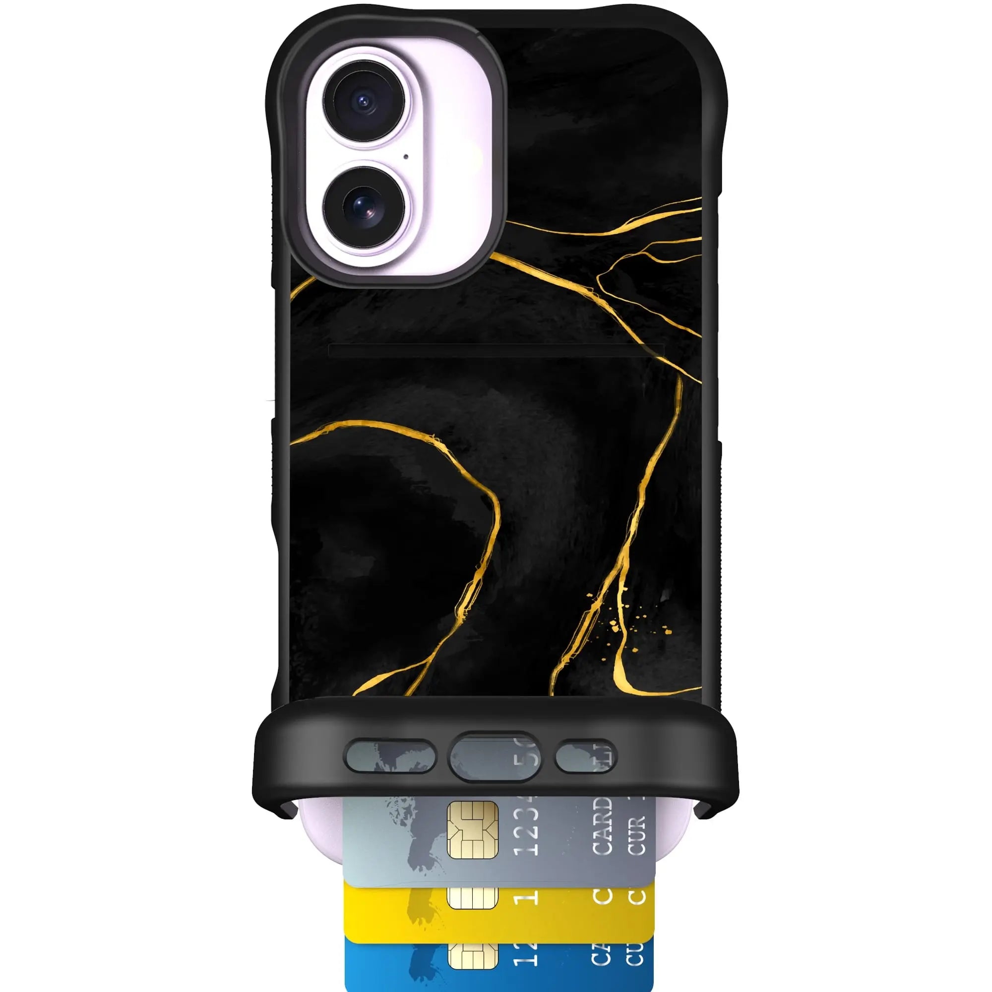 Scooch-Wingmate for iPhone 17-Black Marble