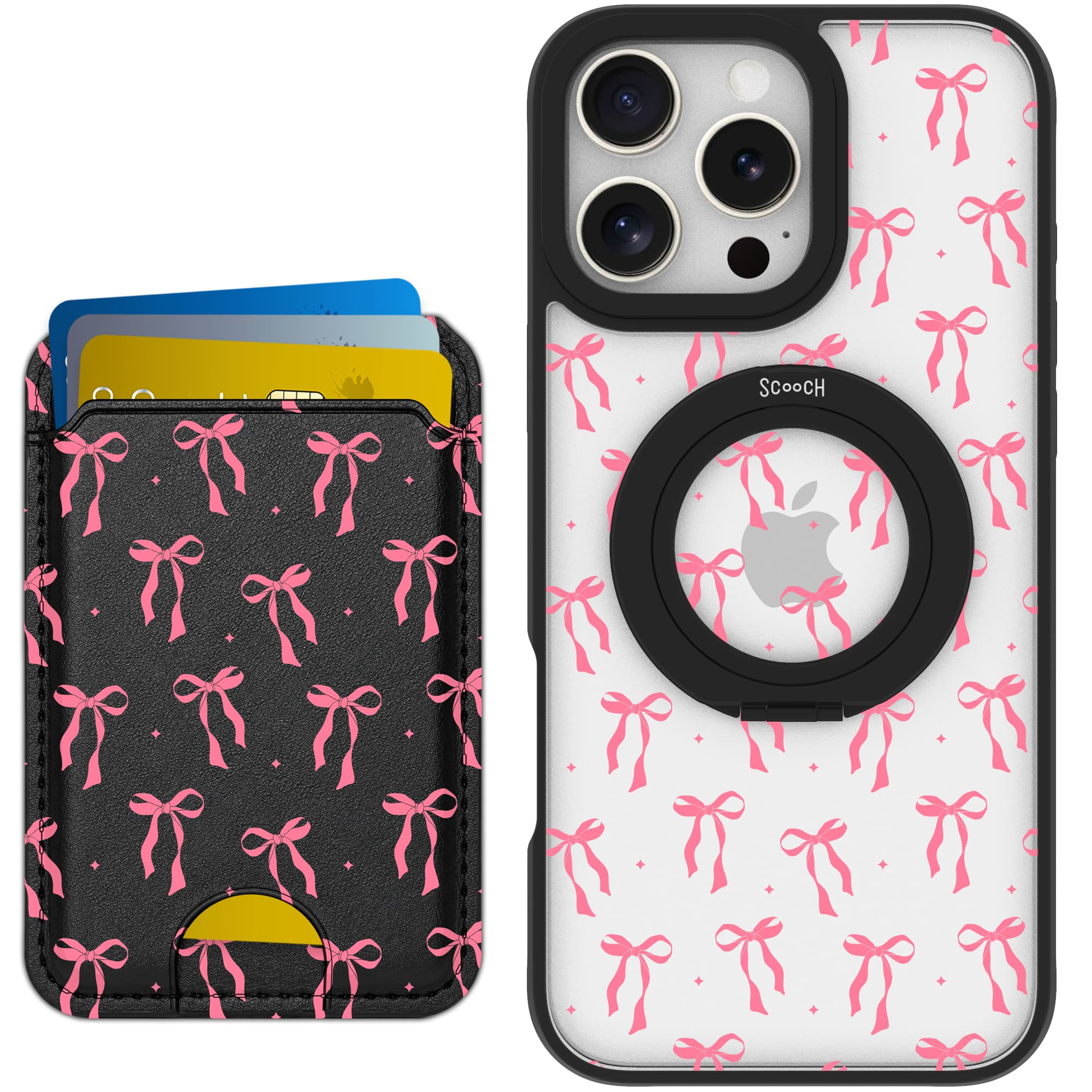 MagCase Pink Bows MagWallet 3.0 MixMatch HC-16P69