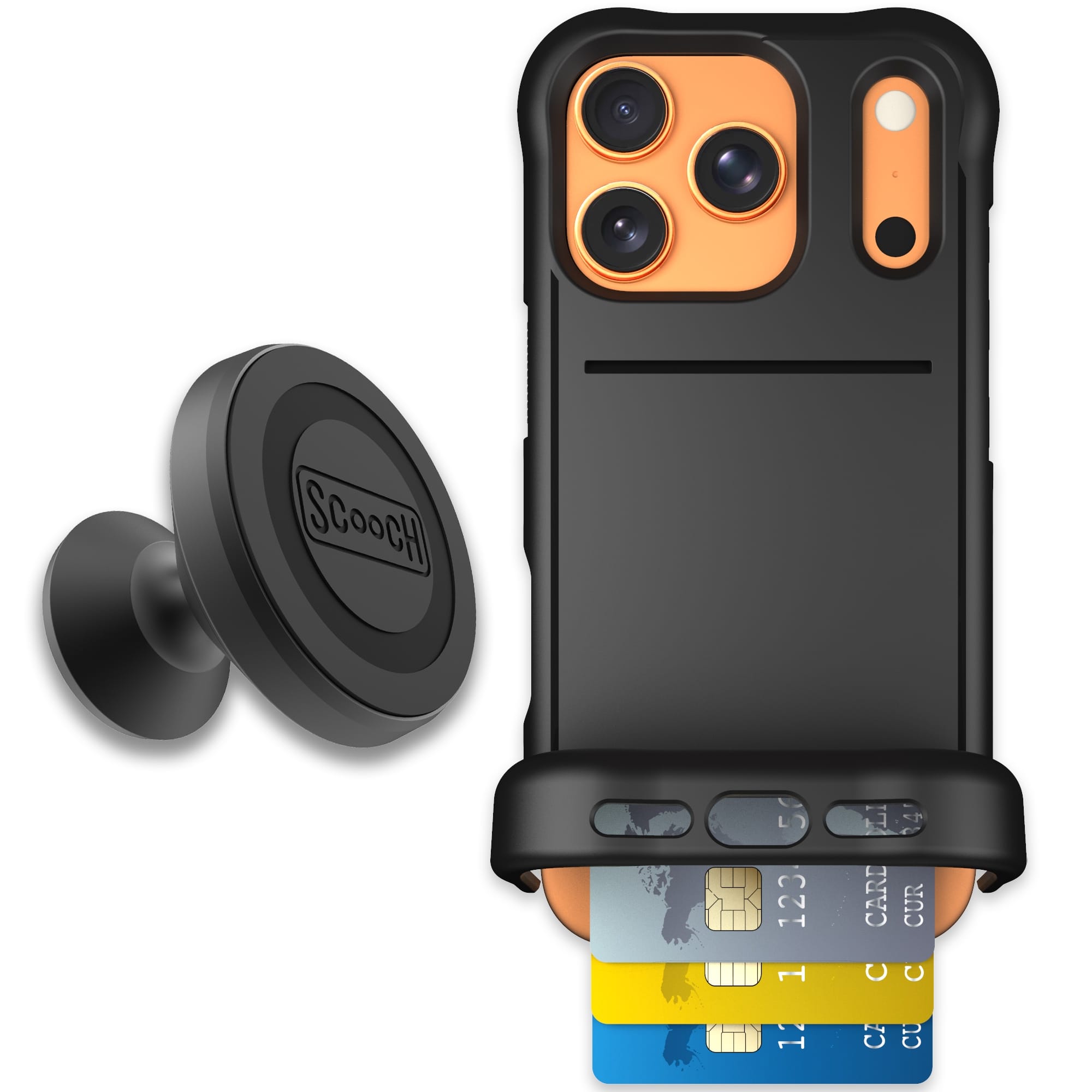 Scooch-Wingmate Starter Bundle for iPhone 17 Pro-Black