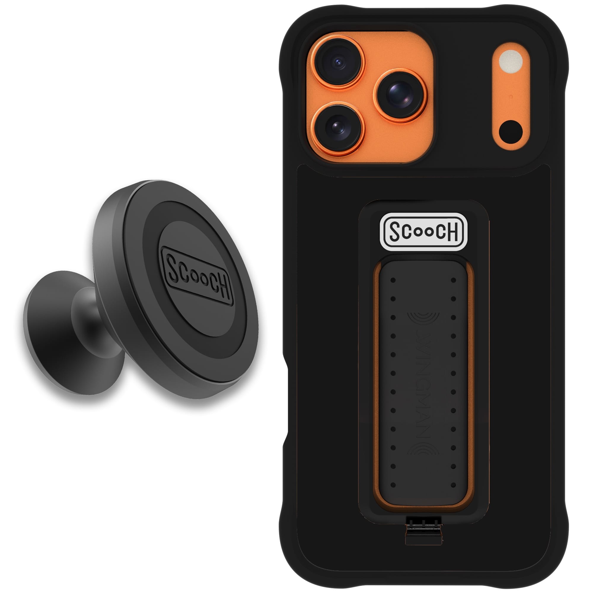 Scooch-Wingman Starter Bundle for iPhone 17 Pro Max-Black