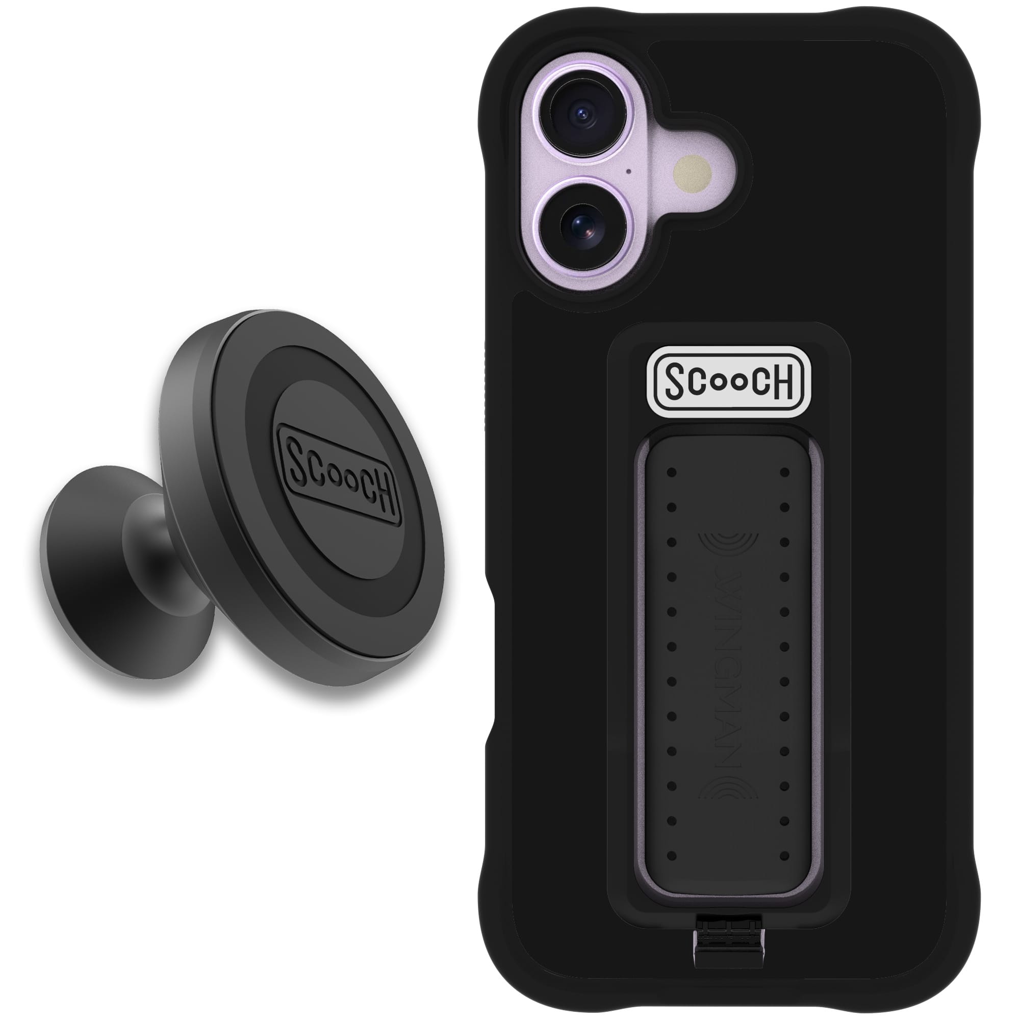 Scooch-Wingman Starter Bundle for iPhone 17 (Preorder — Ships mid to late October)-Black