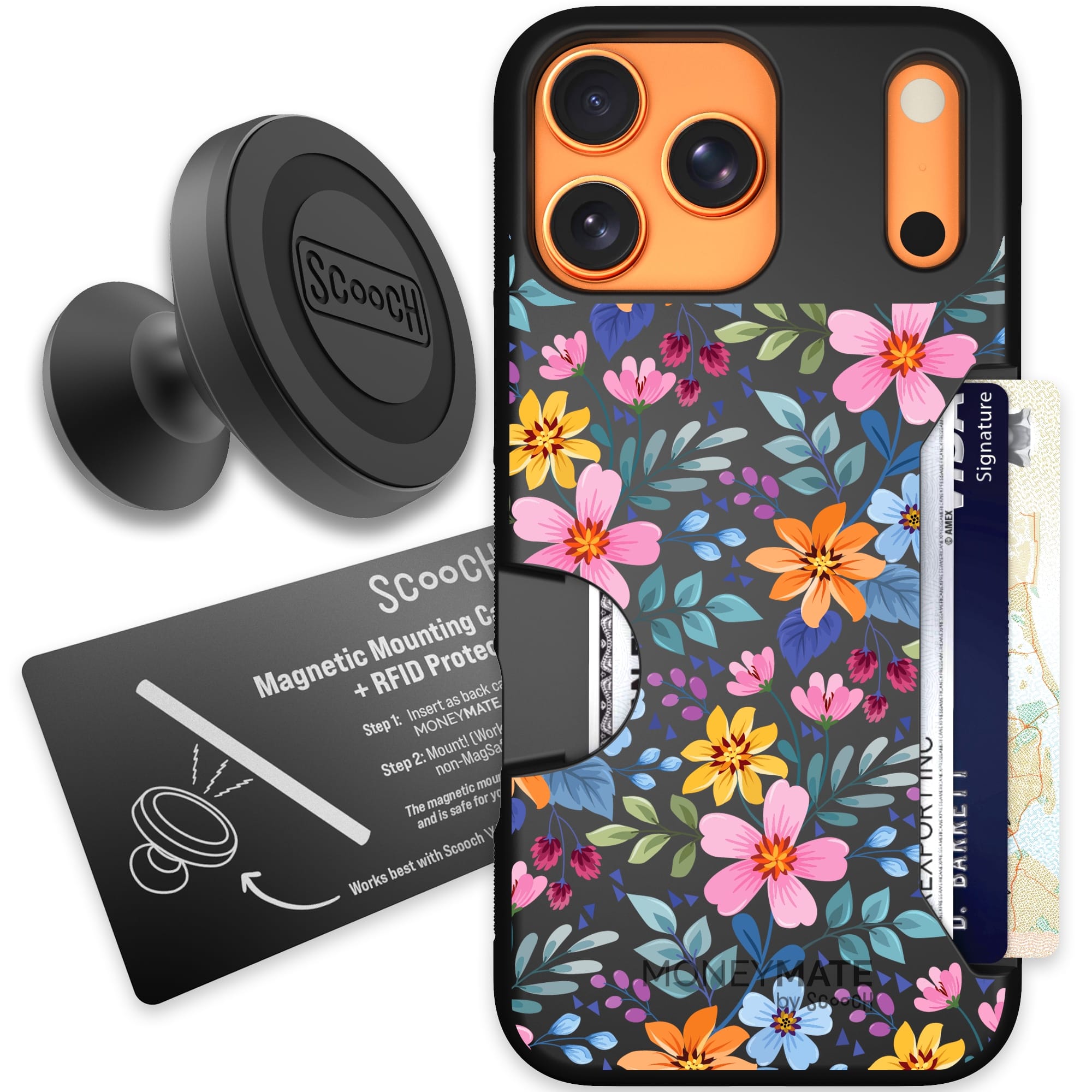 Scooch-Moneymate Starter Bundle for iPhone 17 Pro Max-Full Bloom