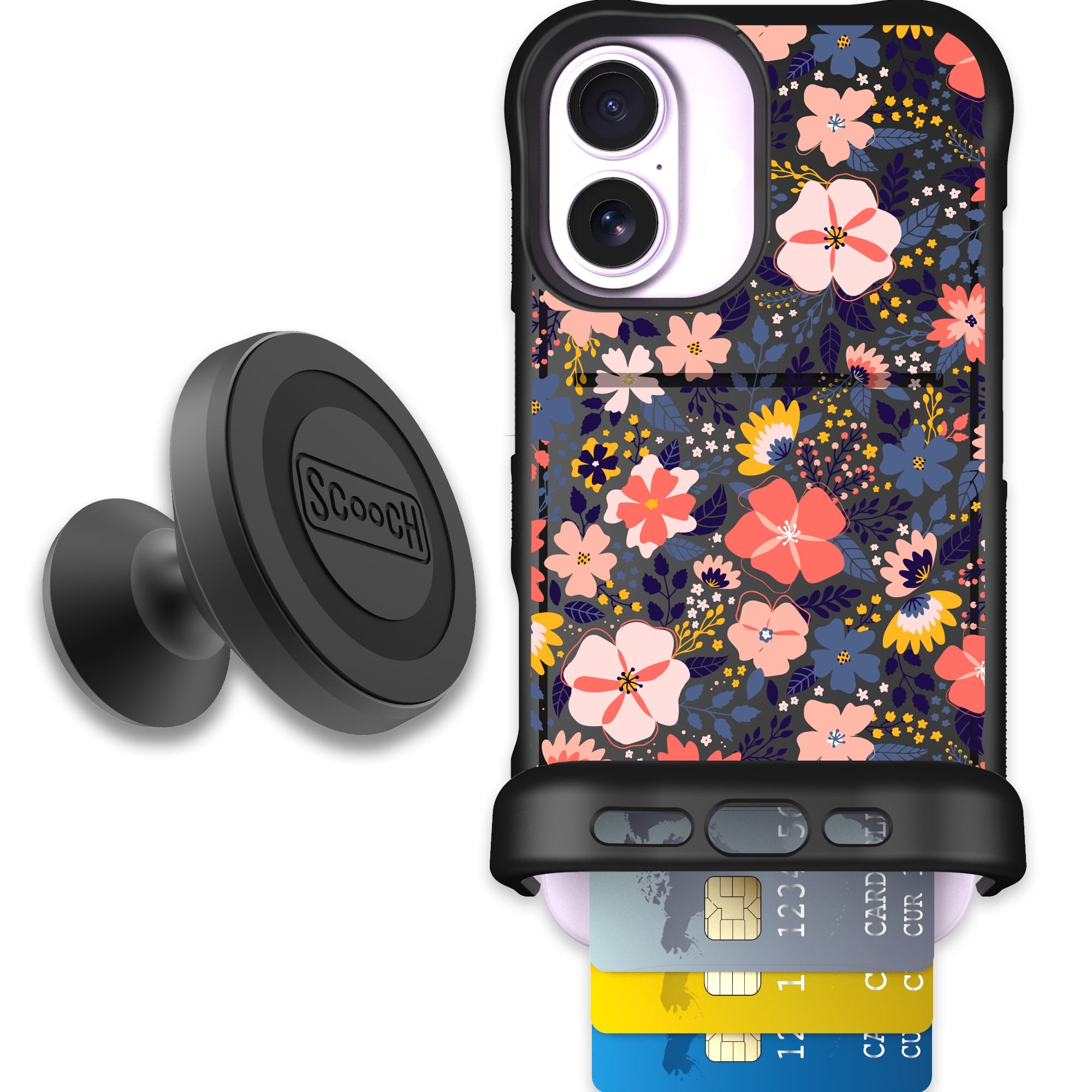 Scooch-Wingmate Starter Bundle for iPhone 17-Wildflowers
