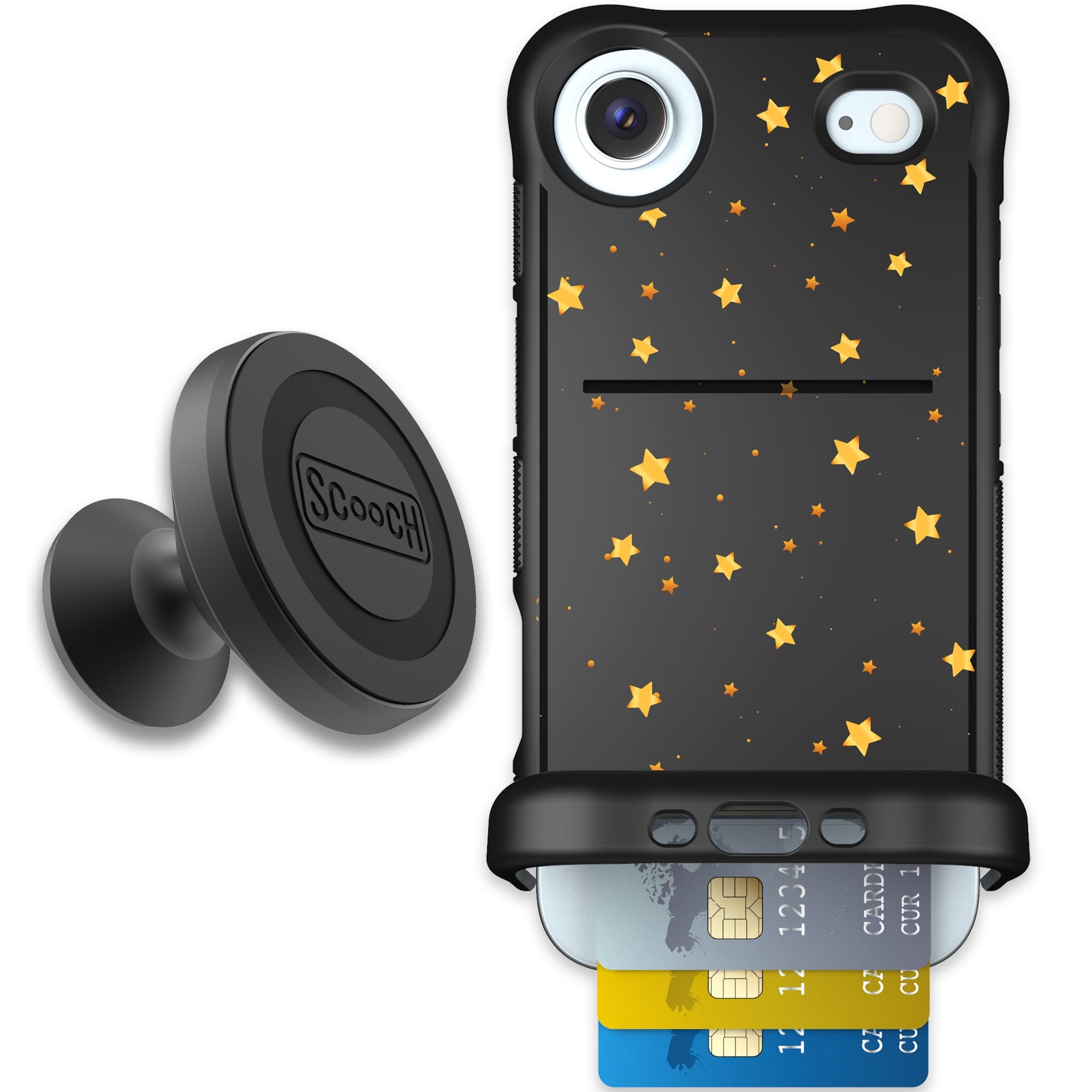 Scooch-Wingmate Starter Bundle for iPhone Air-Gold Stars