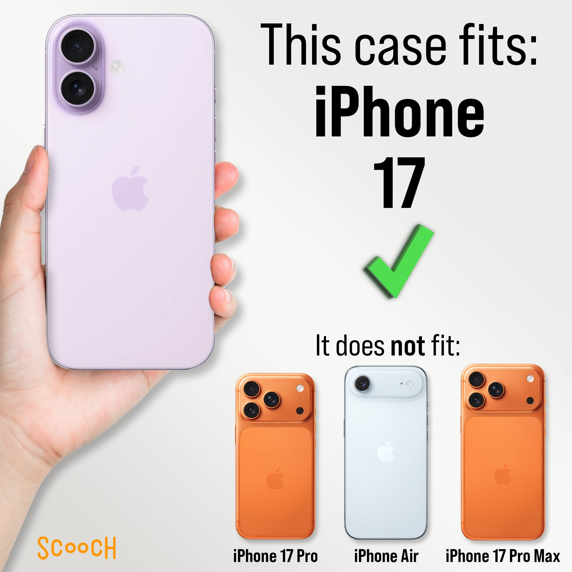 Scooch-Wingman Defender Bundle for iPhone 17 (Preorder — Ships mid to late October)-