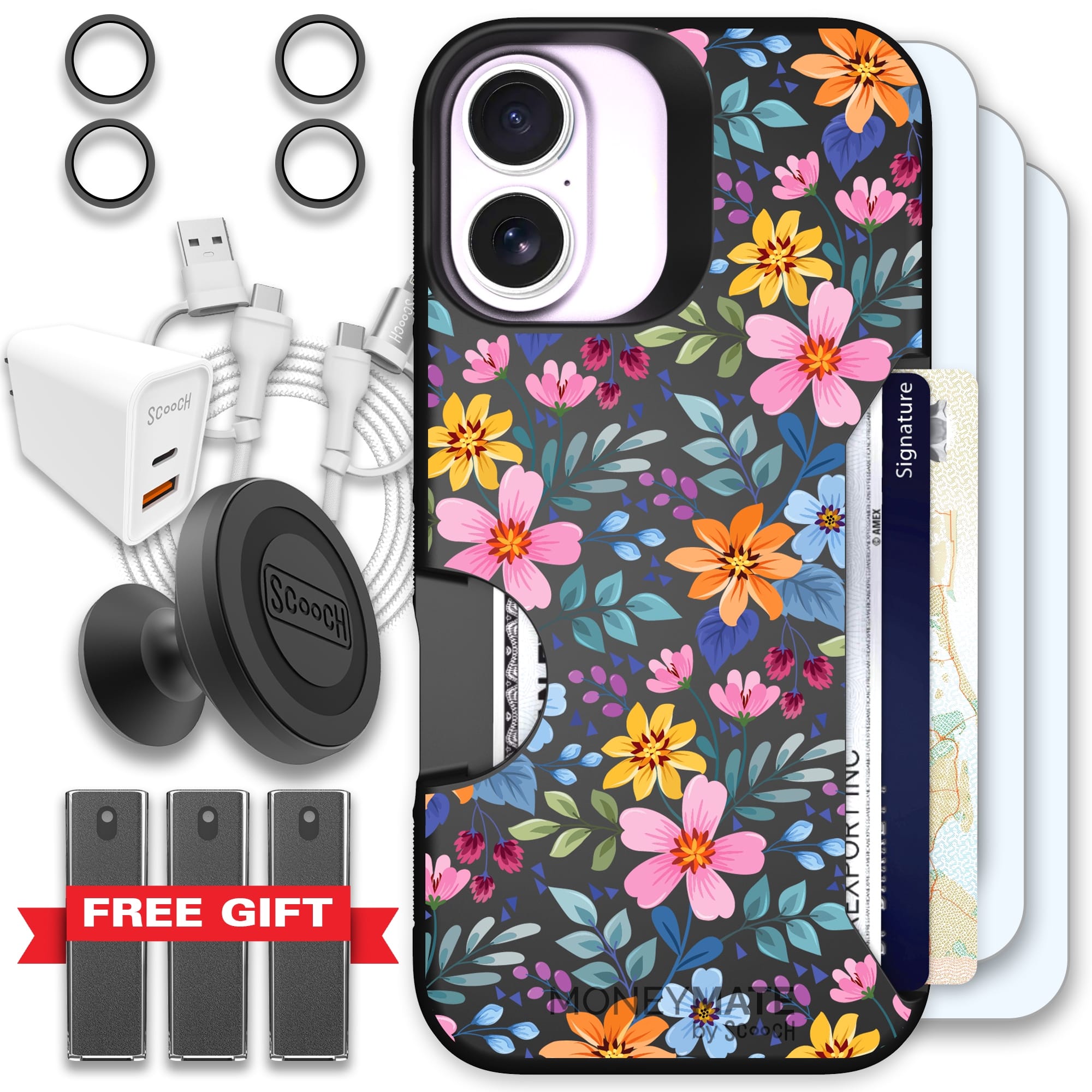 Scooch-Moneymate Ultimate Bundle for iPhone 17-Full Bloom