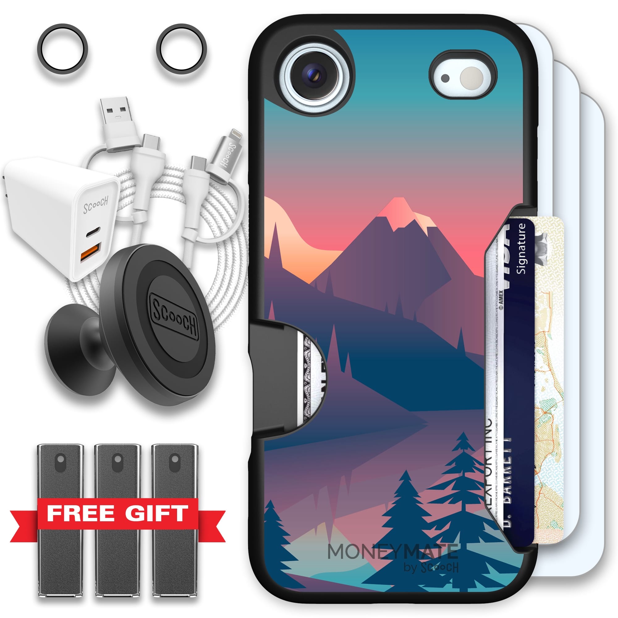 Scooch-Moneymate Ultimate Bundle for iPhone Air-Mountain Range
