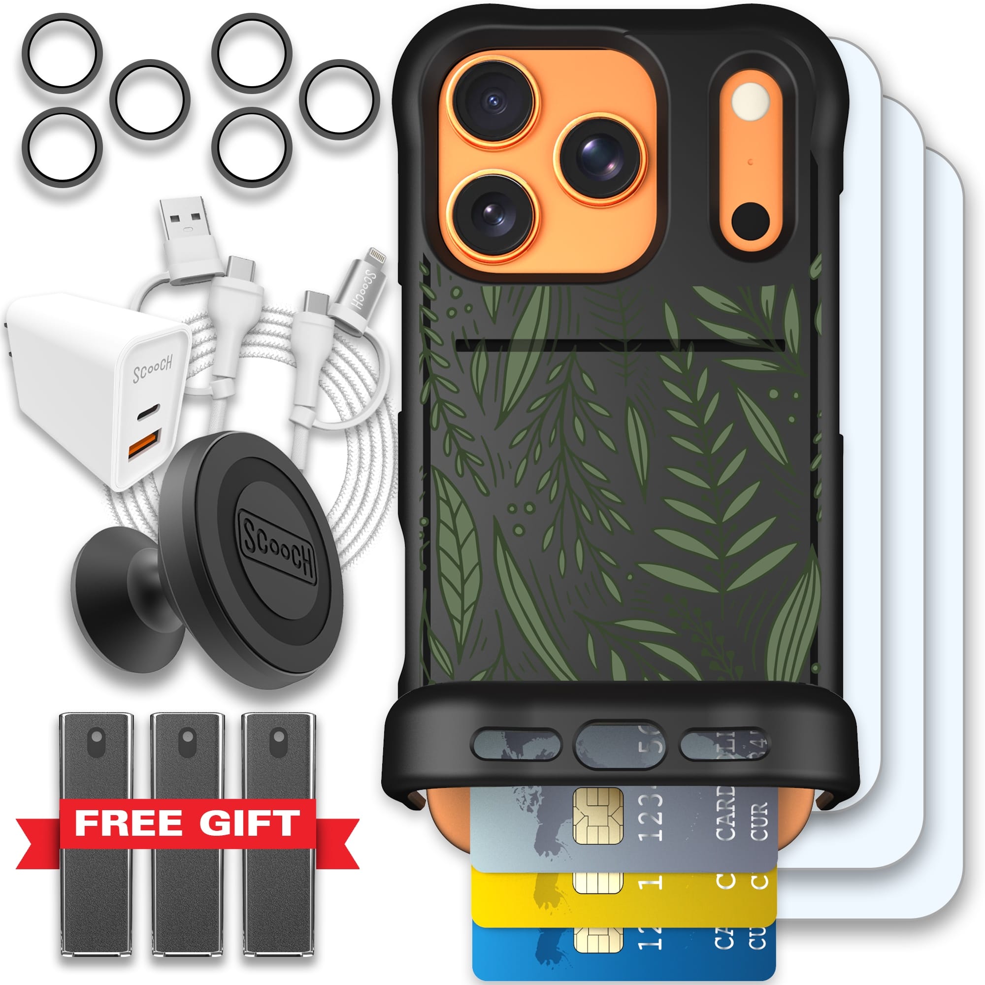 Scooch-Wingmate Ultimate Bundle for iPhone 17 Pro-Willow Garden