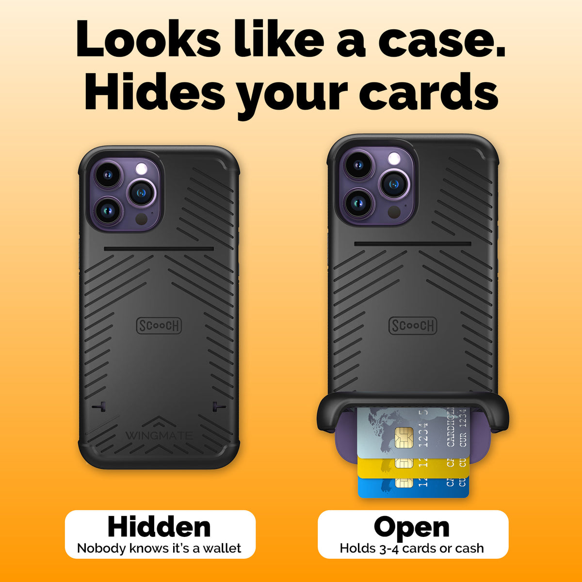 Wingmate hidden wallet for cards and cash | gallery:wingmate-20261021