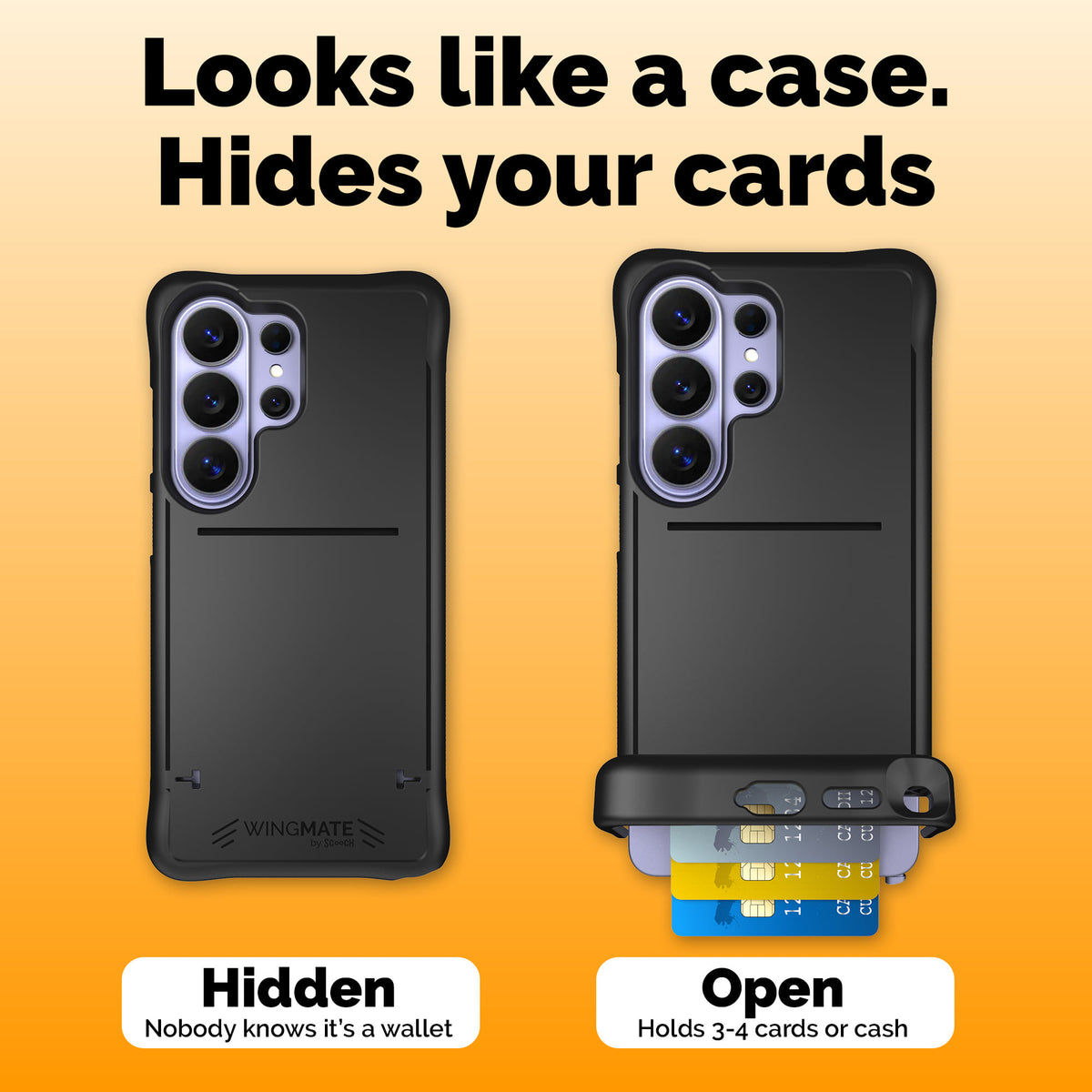 Wingmate hidden wallet for cards and cash | gallery:wingmate-20261021