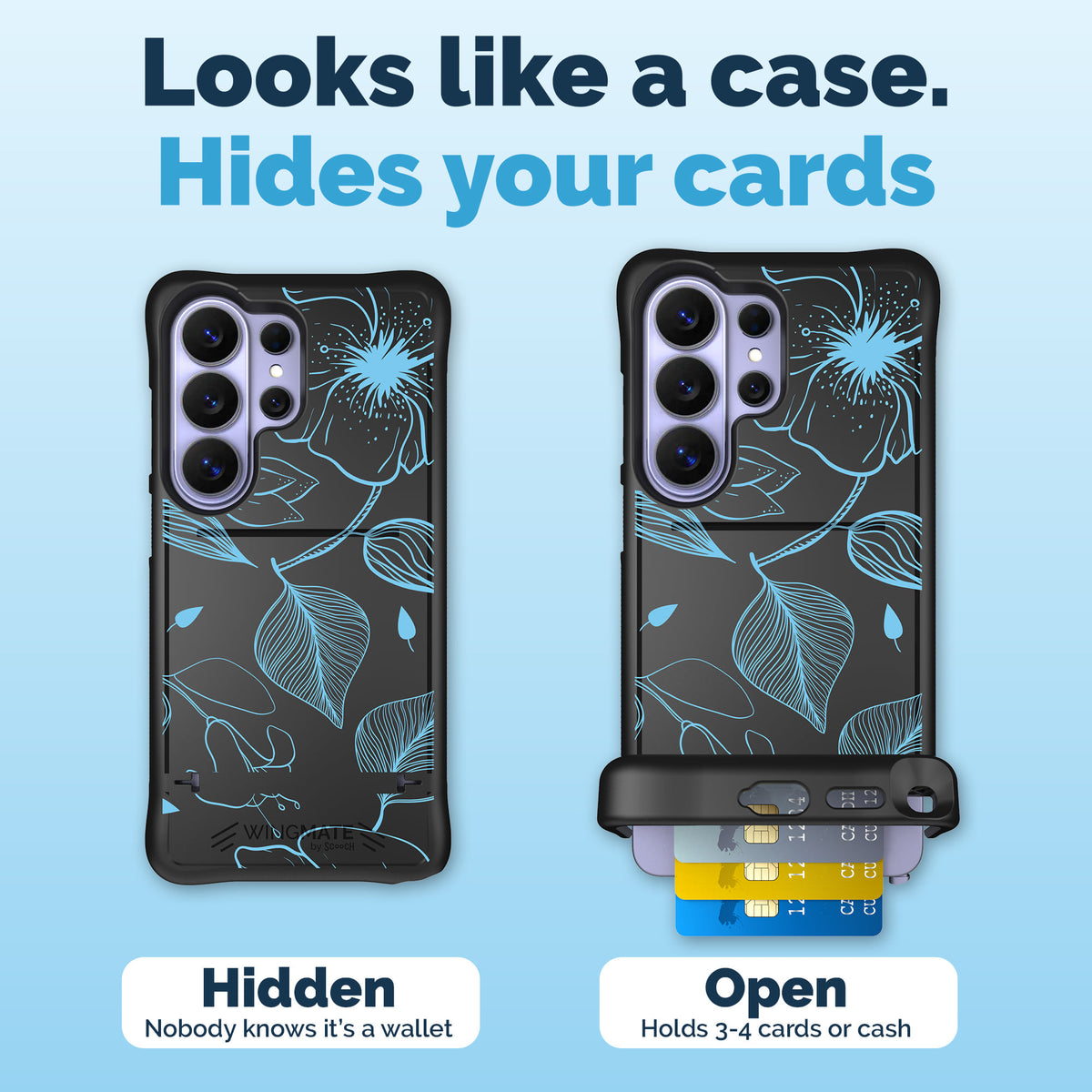 Wingmate hidden wallet for cards and cash | gallery:wingmate-20261021