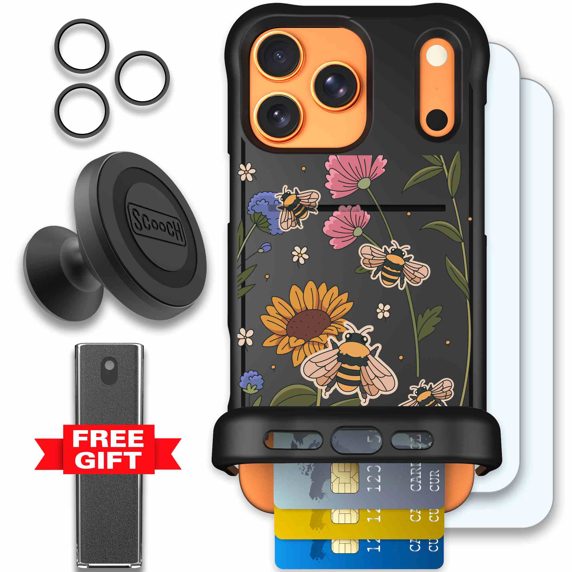 Bee Happy | website | iPhone 17 Pro Max | Defender Bundle