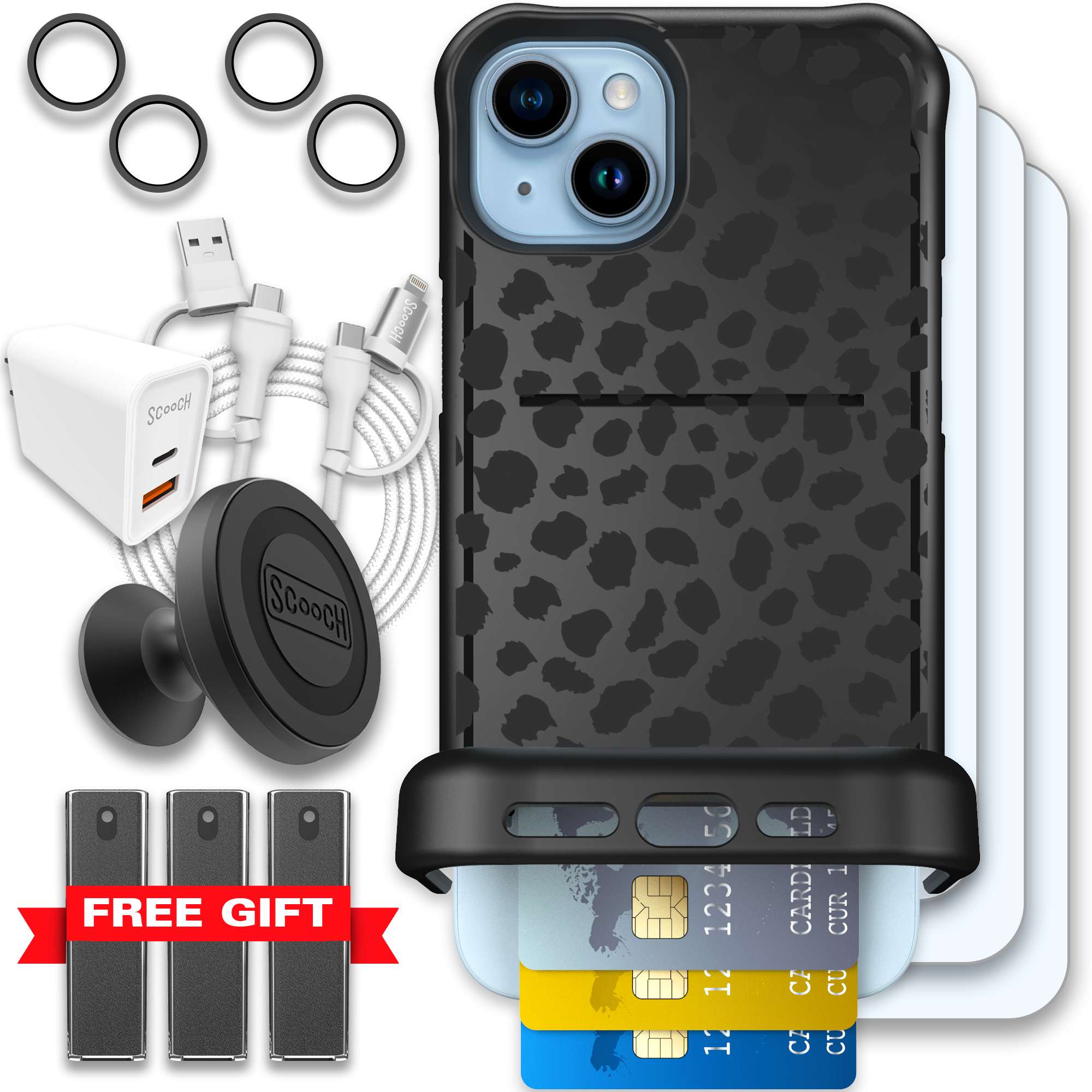 WMTE BLKLEOP iPhone 15 Plus Ultimate Bundle