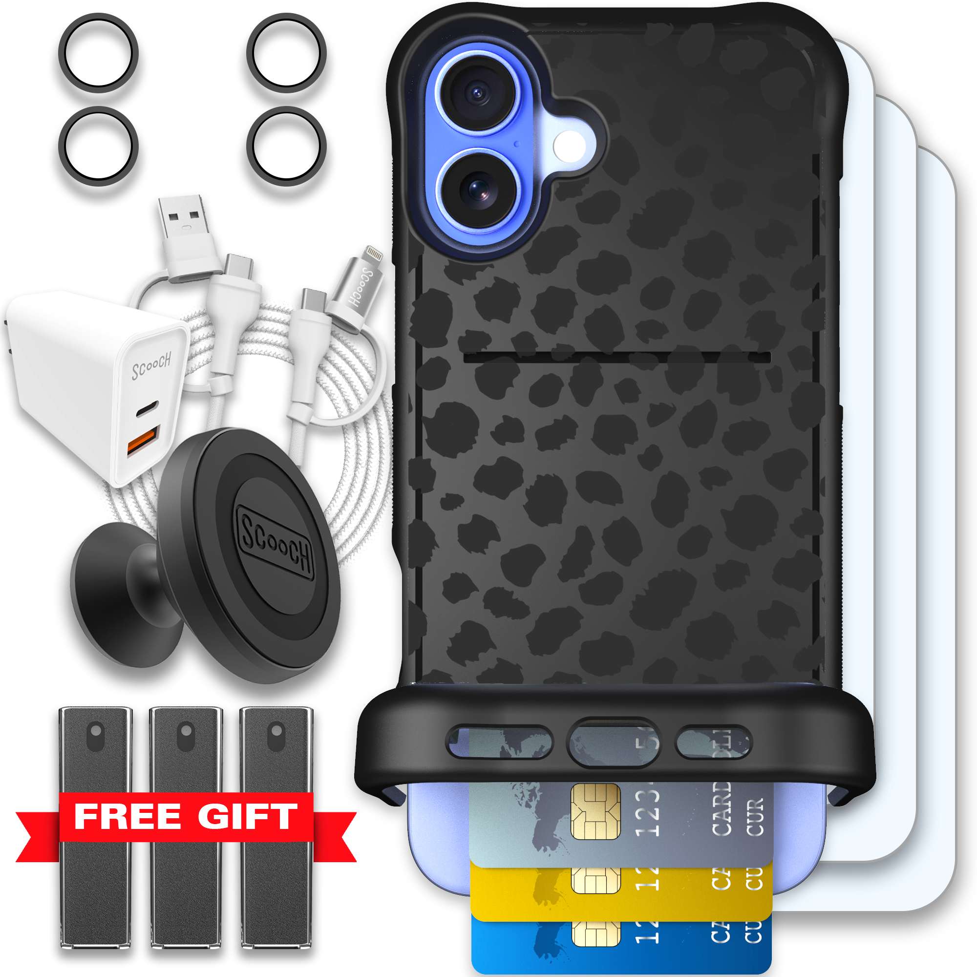 WMTE BLKLEOP iPhone 16 Plus Ultimate Bundle